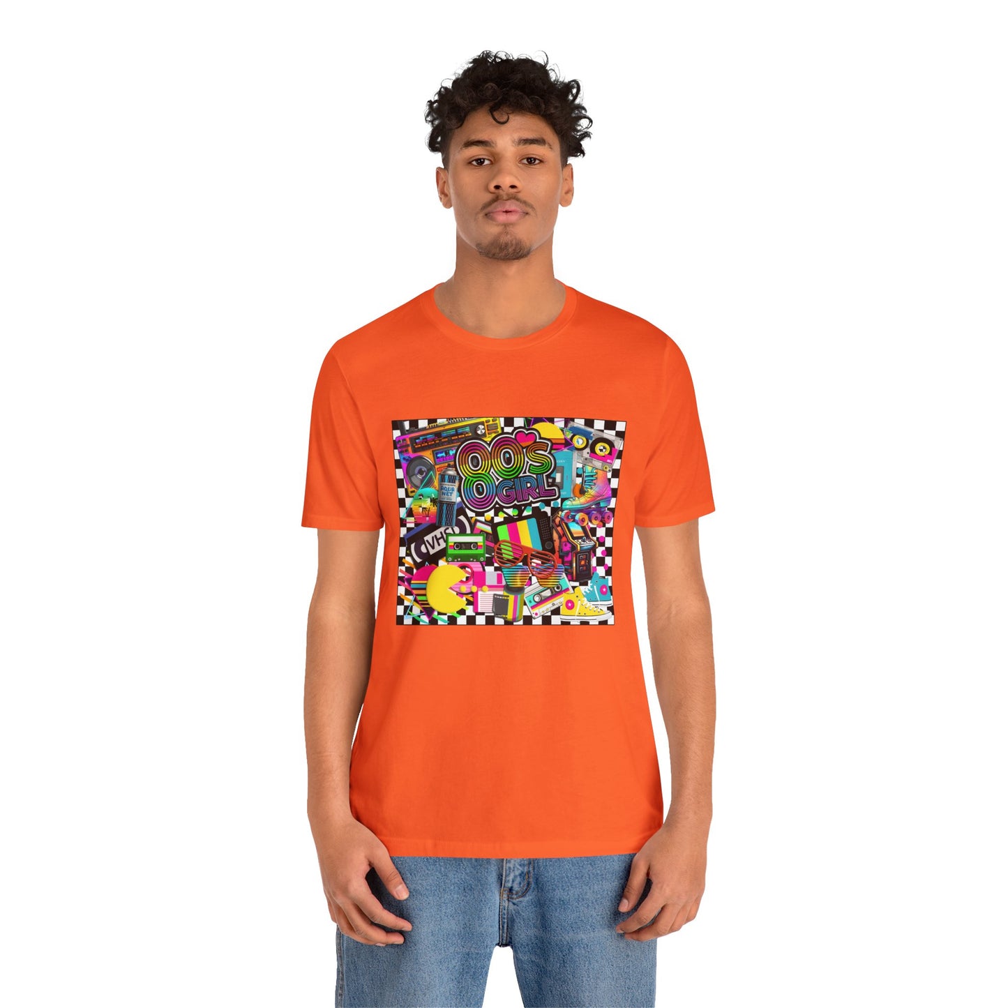 80s t-shirt Unisex Jersey Short Sleeve Tee