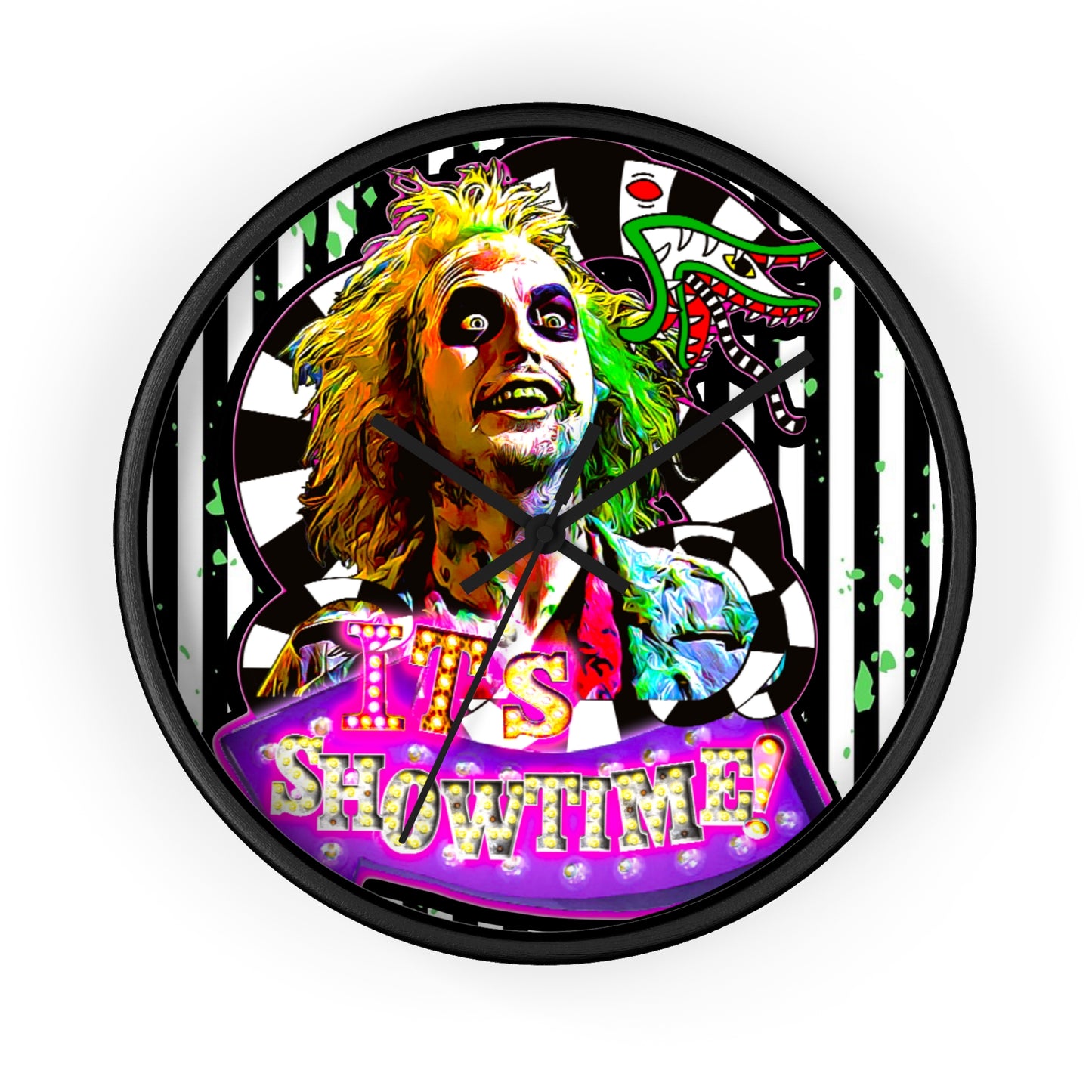 Beetlejuice Wall Clock