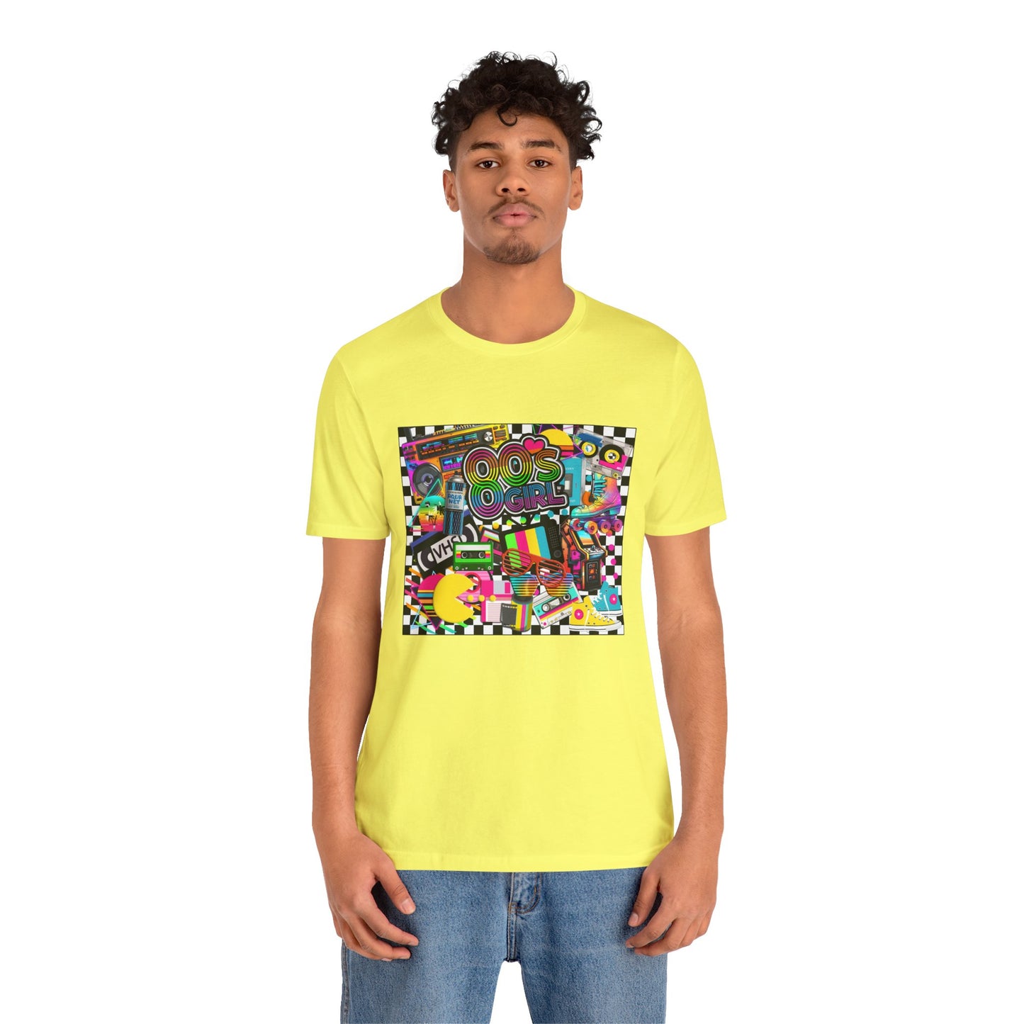 80s t-shirt Unisex Jersey Short Sleeve Tee