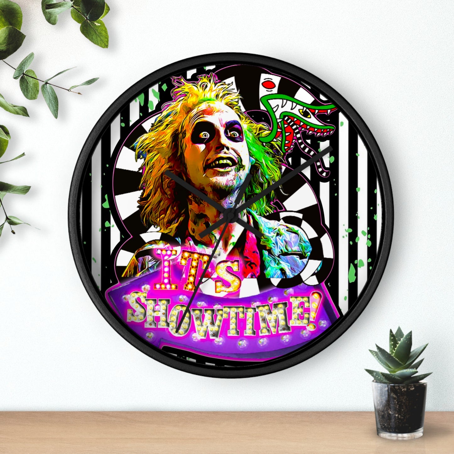Beetlejuice Wall Clock