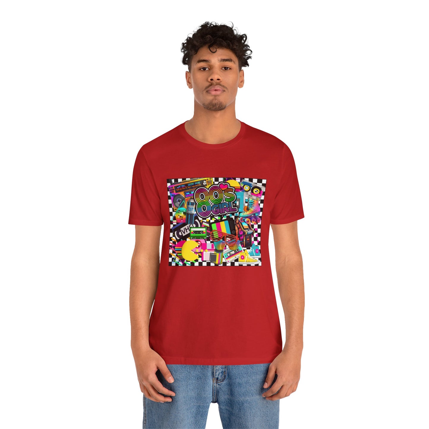 80s t-shirt Unisex Jersey Short Sleeve Tee