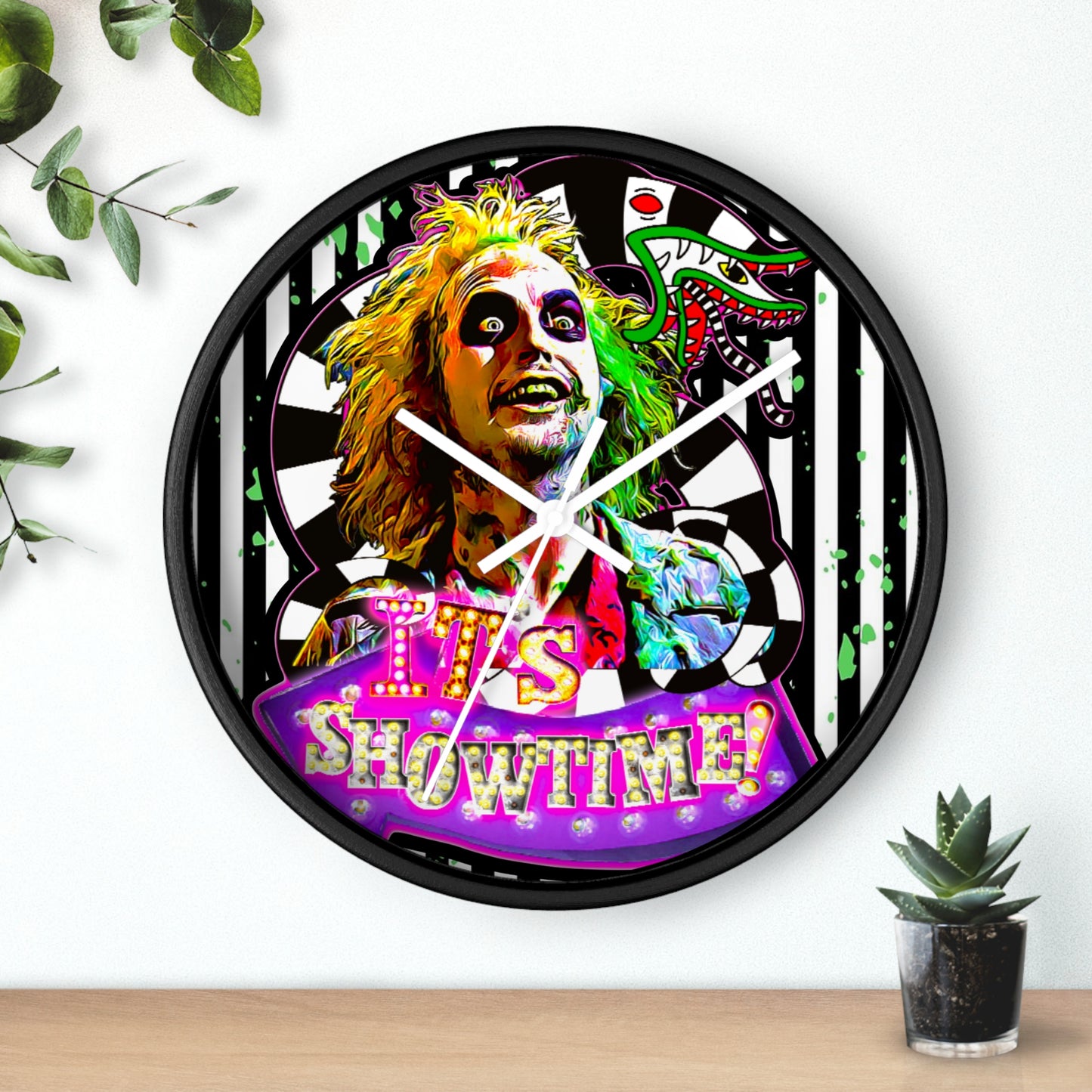 Beetlejuice Wall Clock
