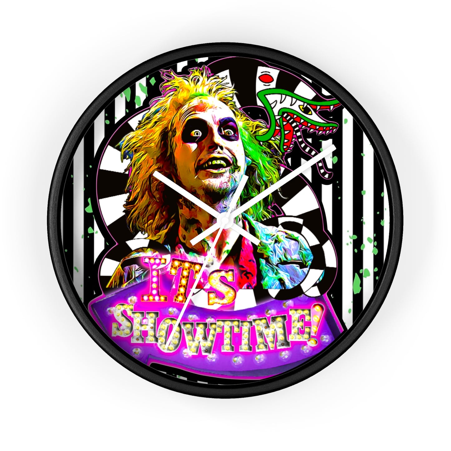 Beetlejuice Wall Clock