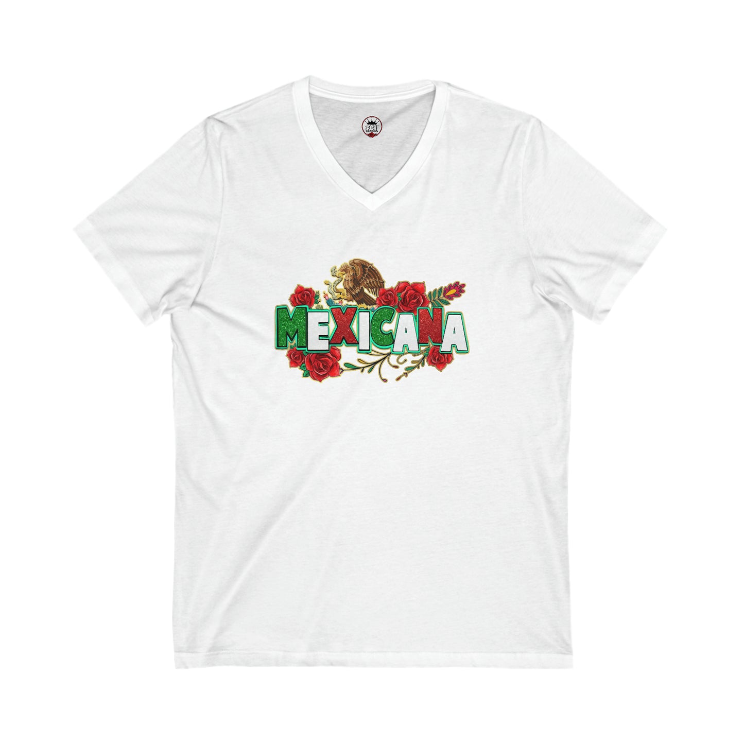 Unisex Jersey Short Sleeve V-Neck Tee