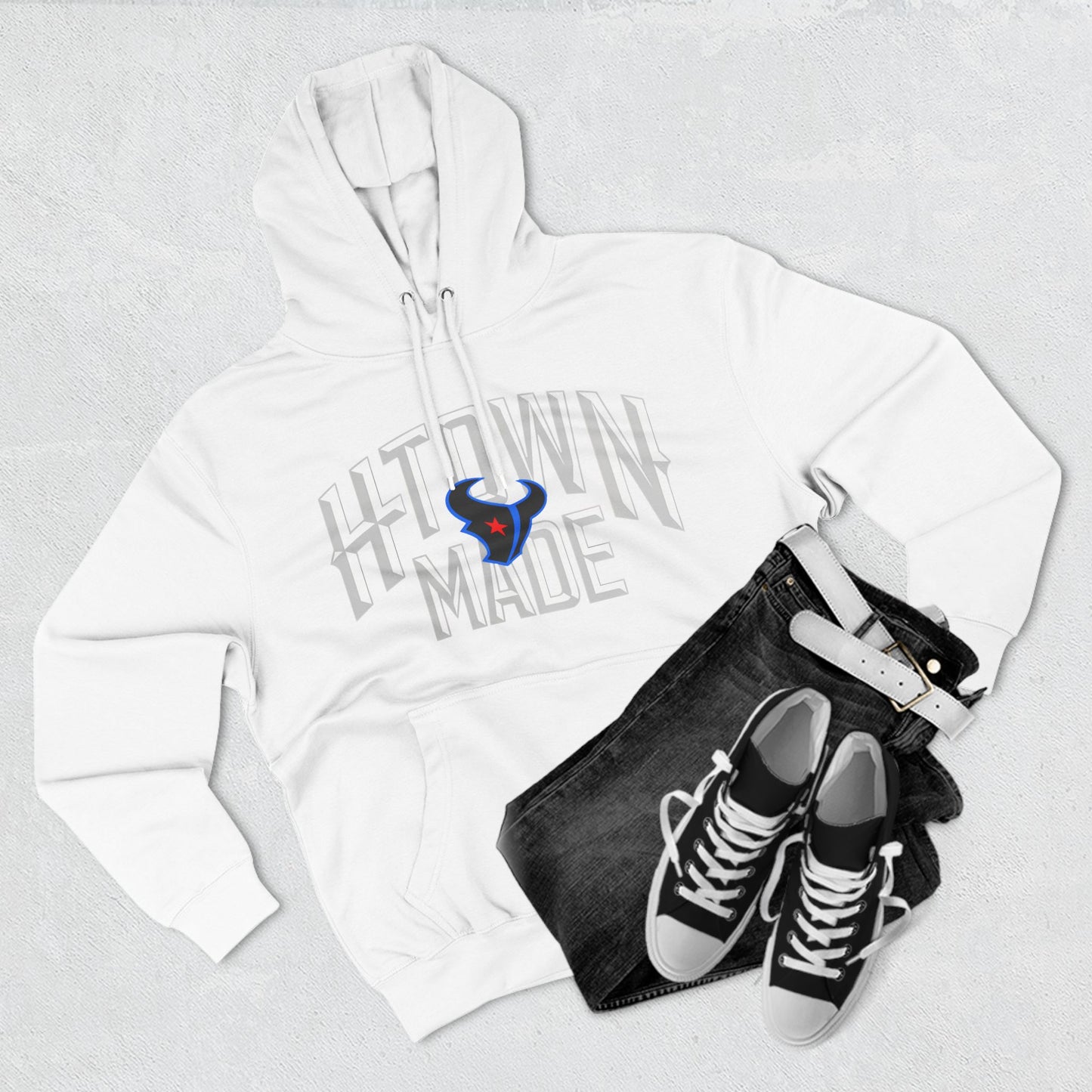 H-Town Made - Three-Panel Fleece Hoodie