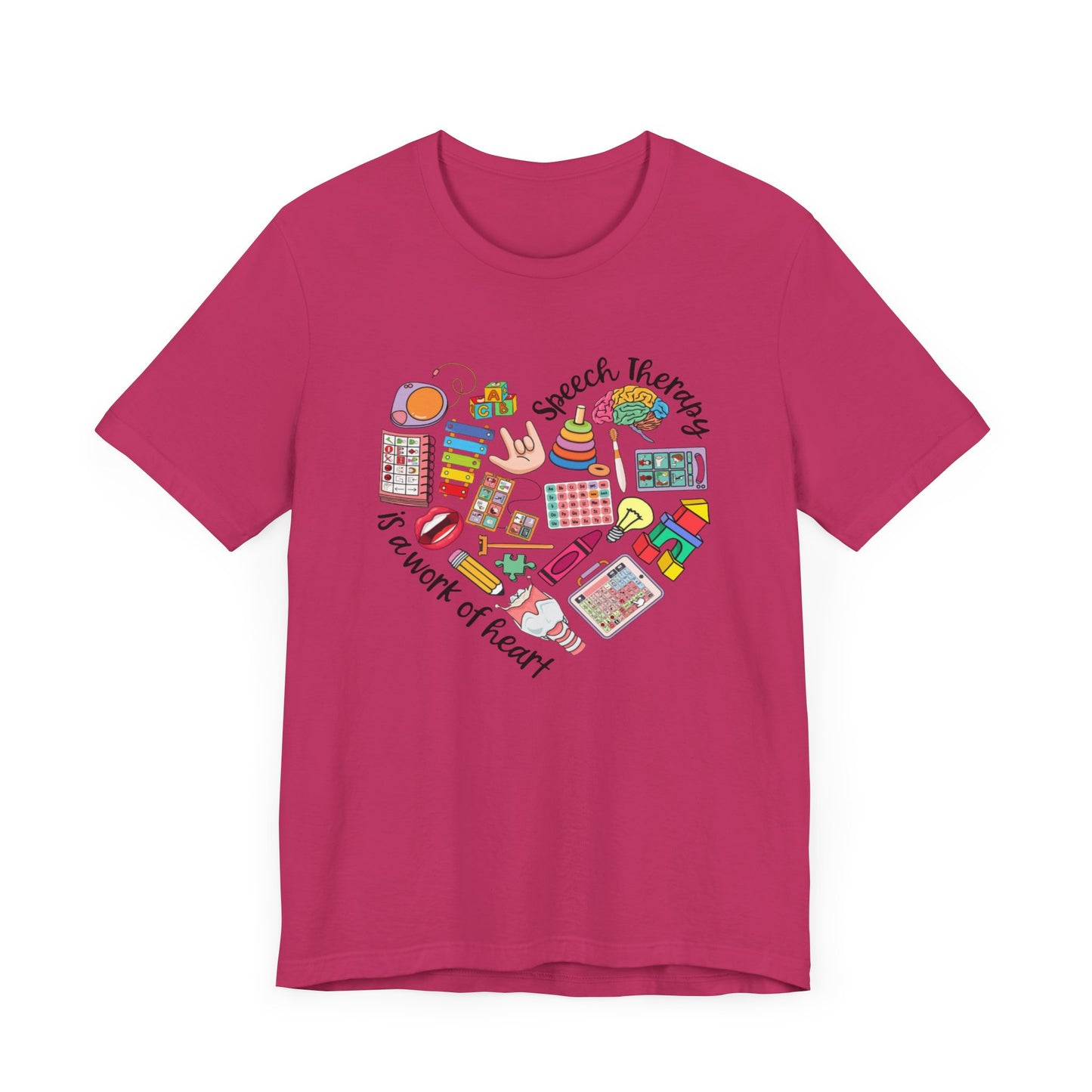 Speech therapy Houston - Unisex Short Sleeve Tee