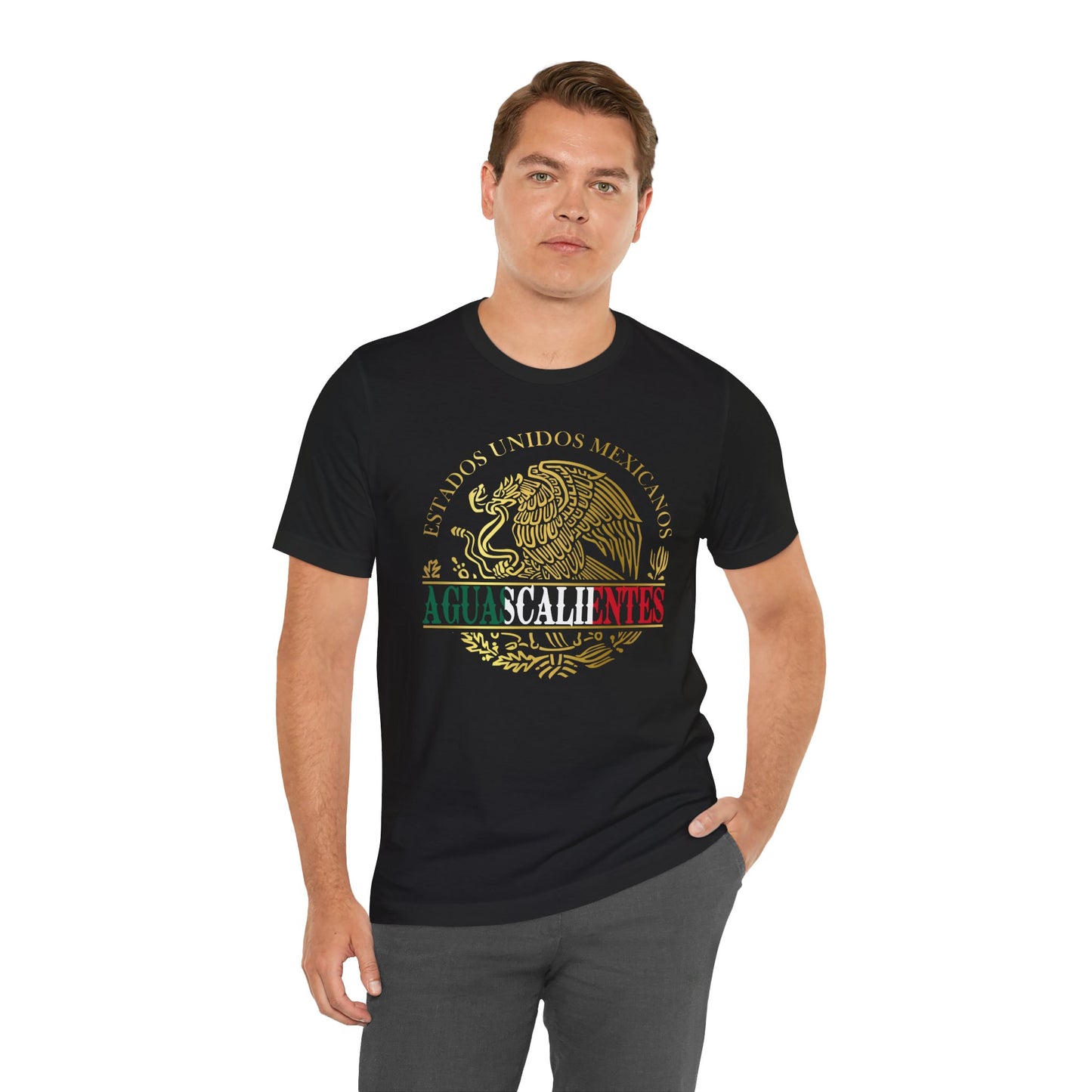 Estados Unidos Mexicanos - Aguascalientes Unisex Jersey Short Sleeve Tee