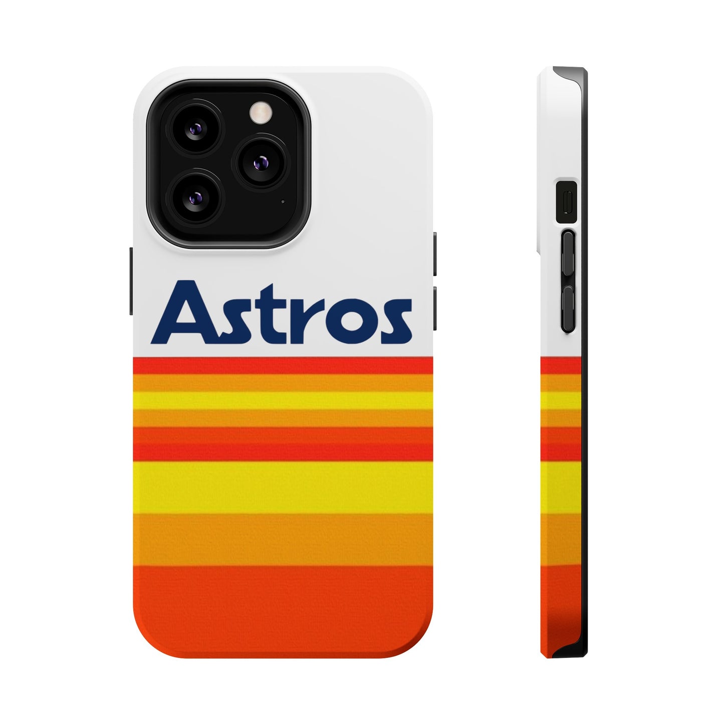 Astros - RETRO - STRIPES - MagSafe Tough Cases