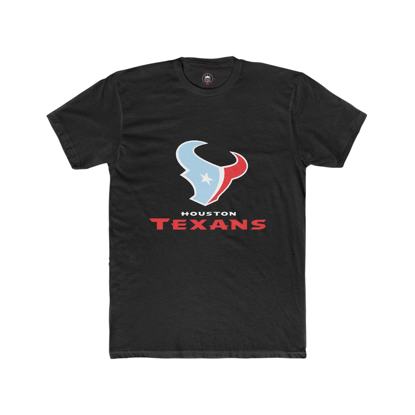 H-Town Oilers colors Men's Cotton Crew Tee