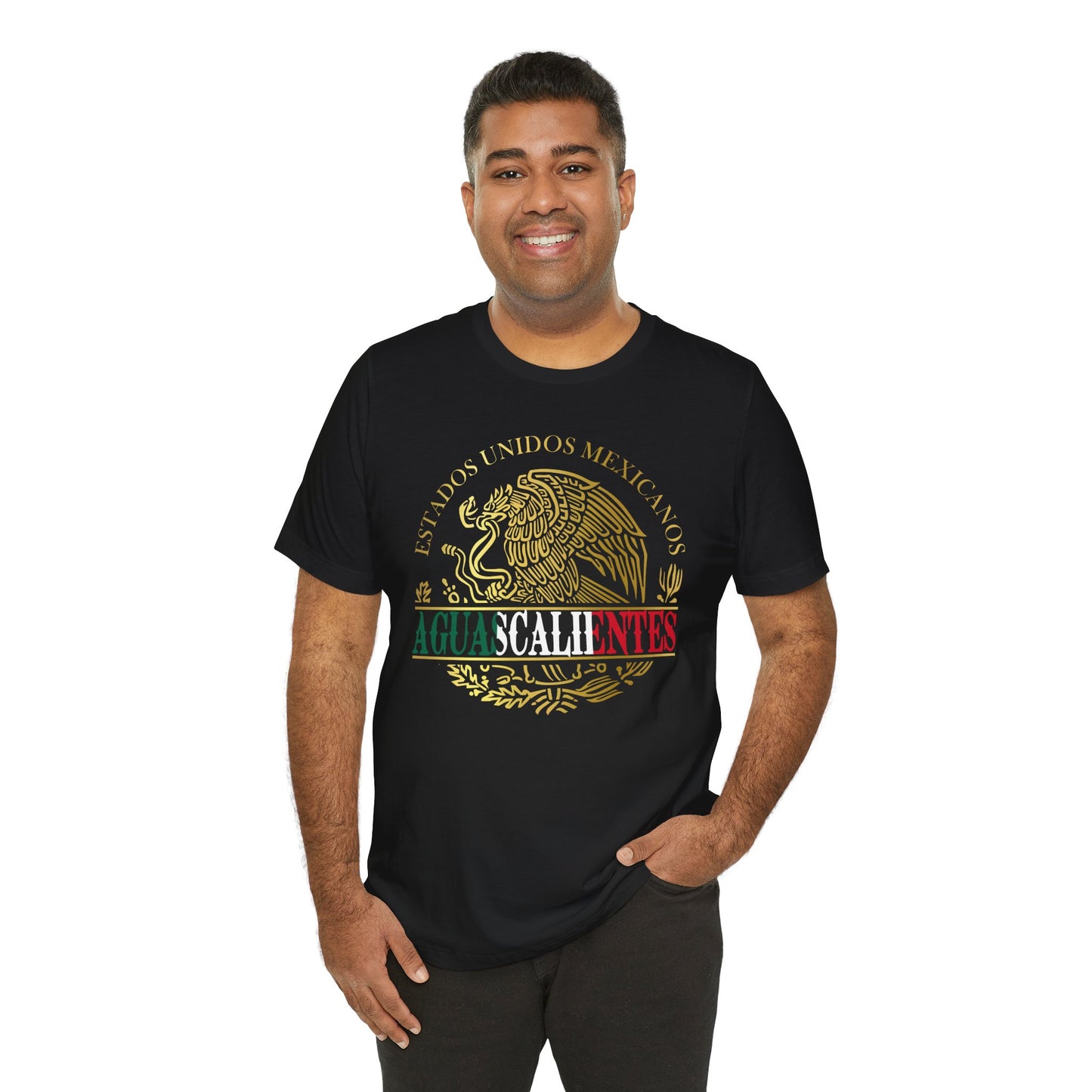 Estados Unidos Mexicanos - Aguascalientes Unisex Jersey Short Sleeve Tee