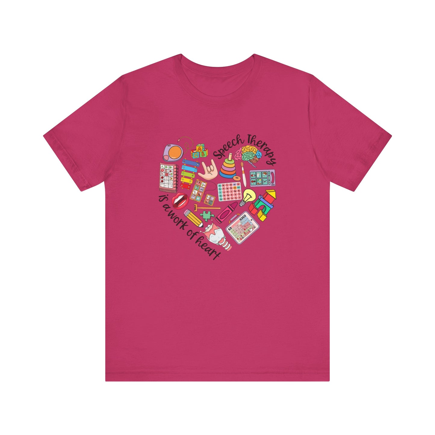 Speech therapy Houston - Unisex Short Sleeve Tee