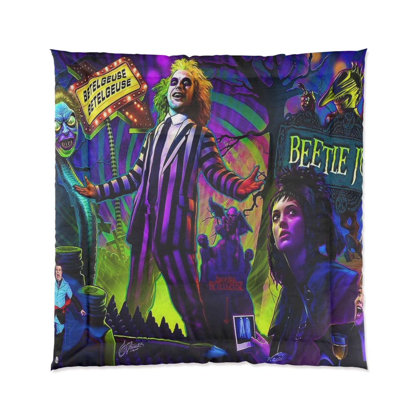Beetlejuice Comforter