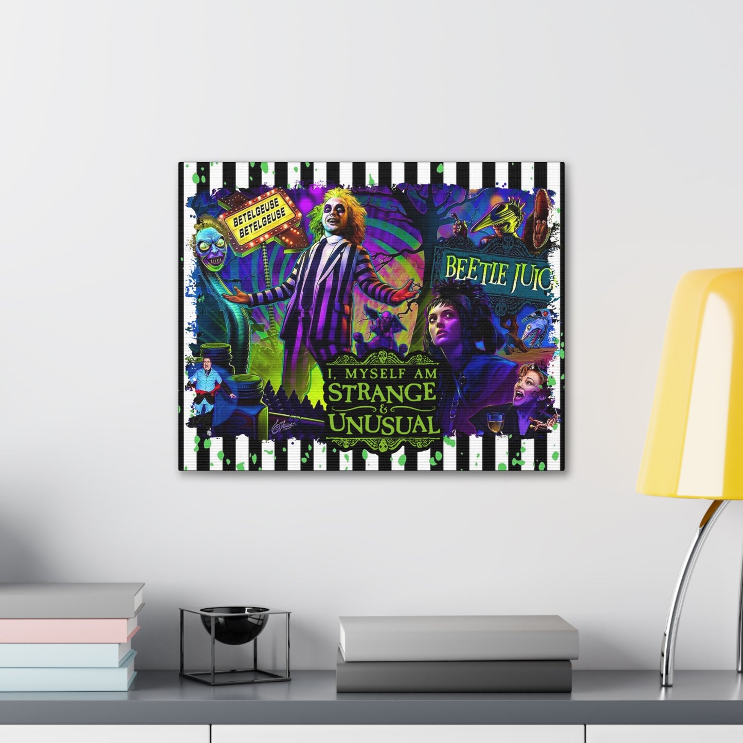 Beetlejuice Canvas Canvas Gallery Wrap