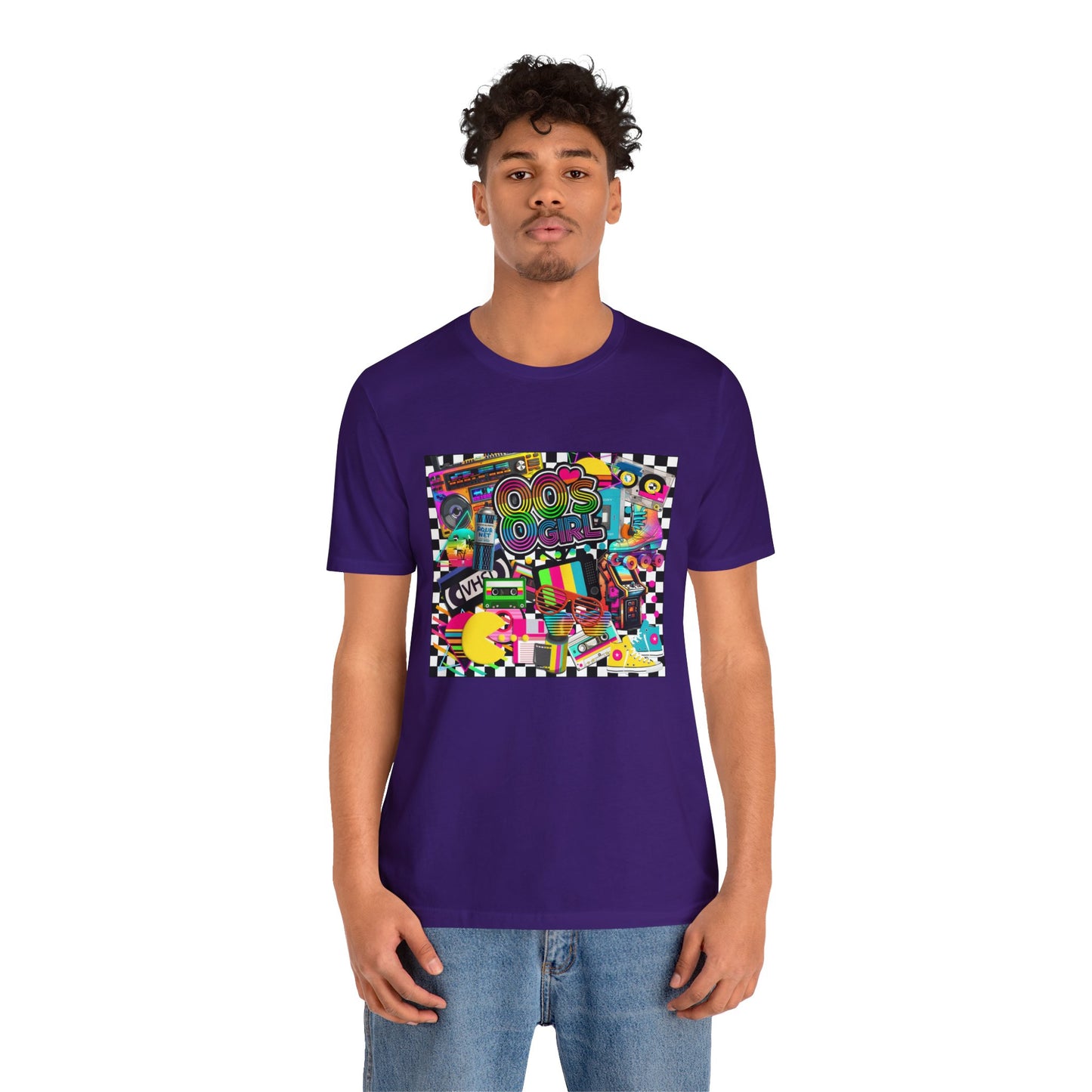 80s t-shirt Unisex Jersey Short Sleeve Tee