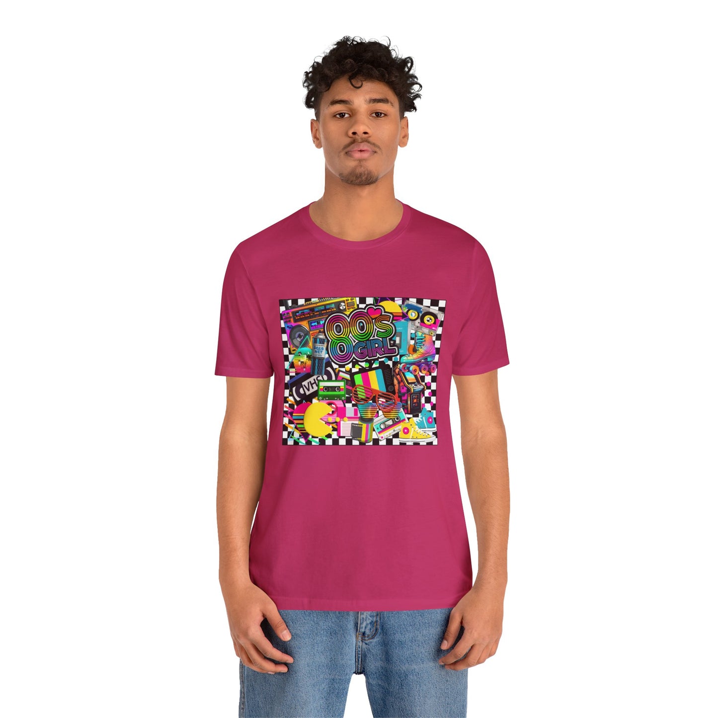 80s t-shirt Unisex Jersey Short Sleeve Tee