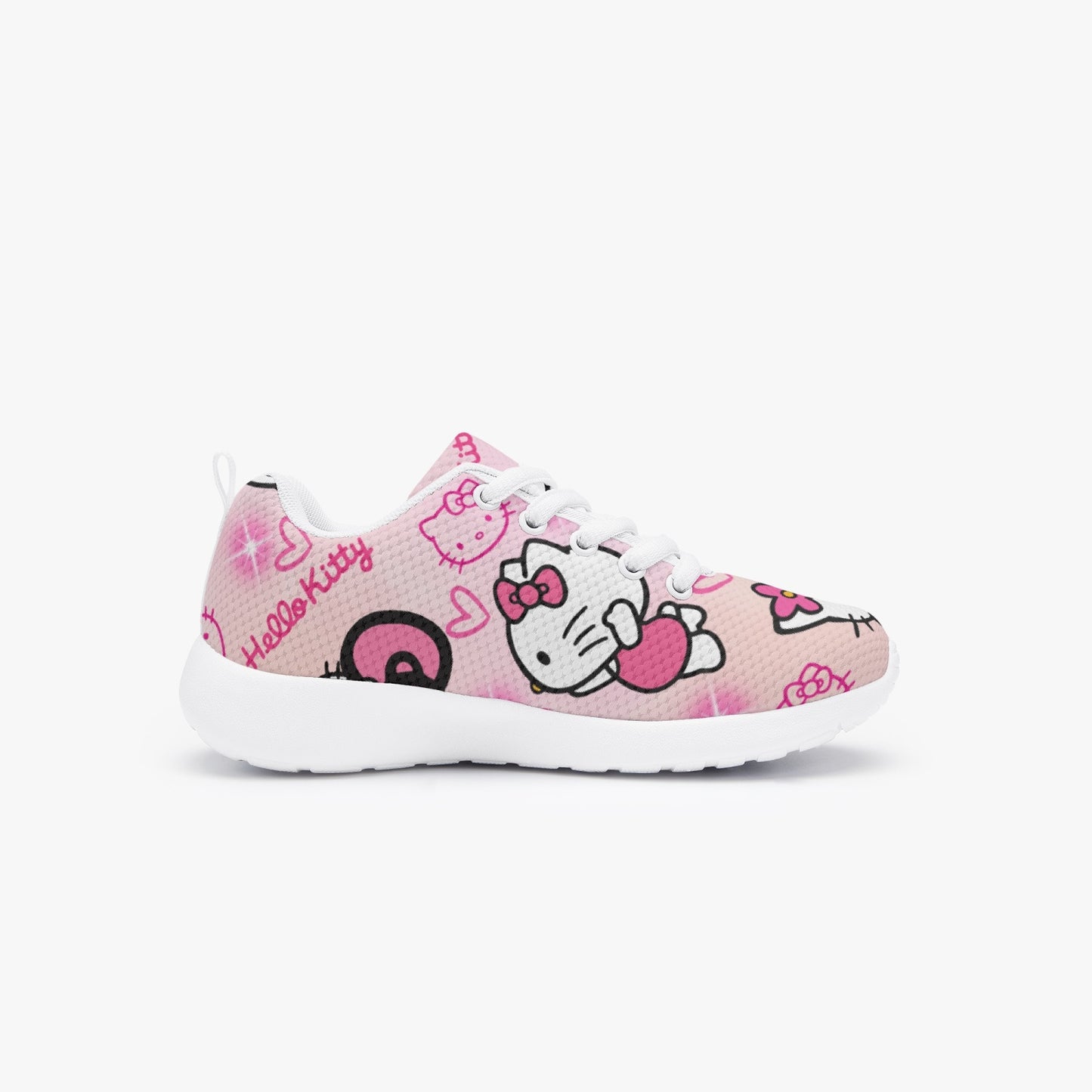 Pink kitty Kid’s Running Shoes
