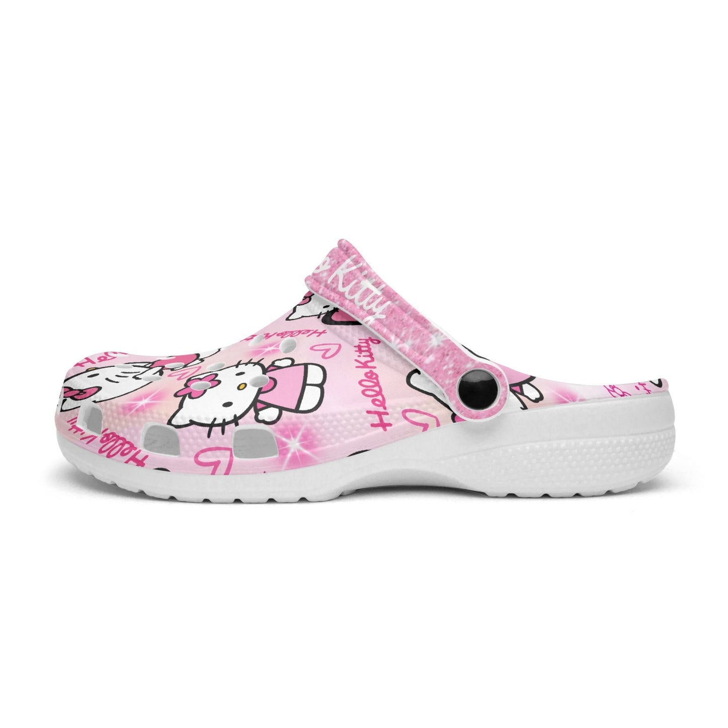 Kitty All Over Printed Clogs (adult sizing)