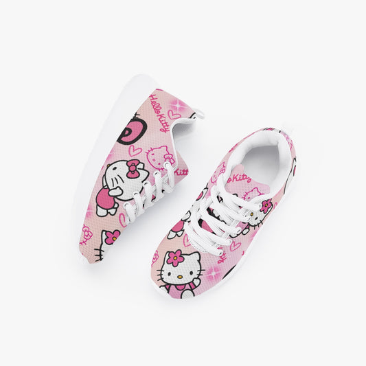 Pink kitty Kid’s Running Shoes