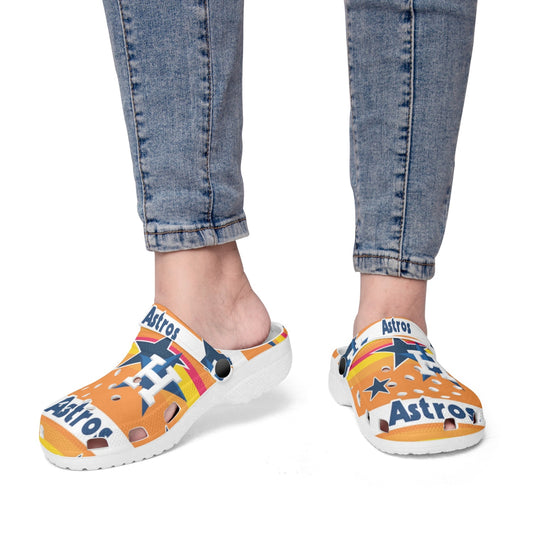 Astros All Over Printed Clogs