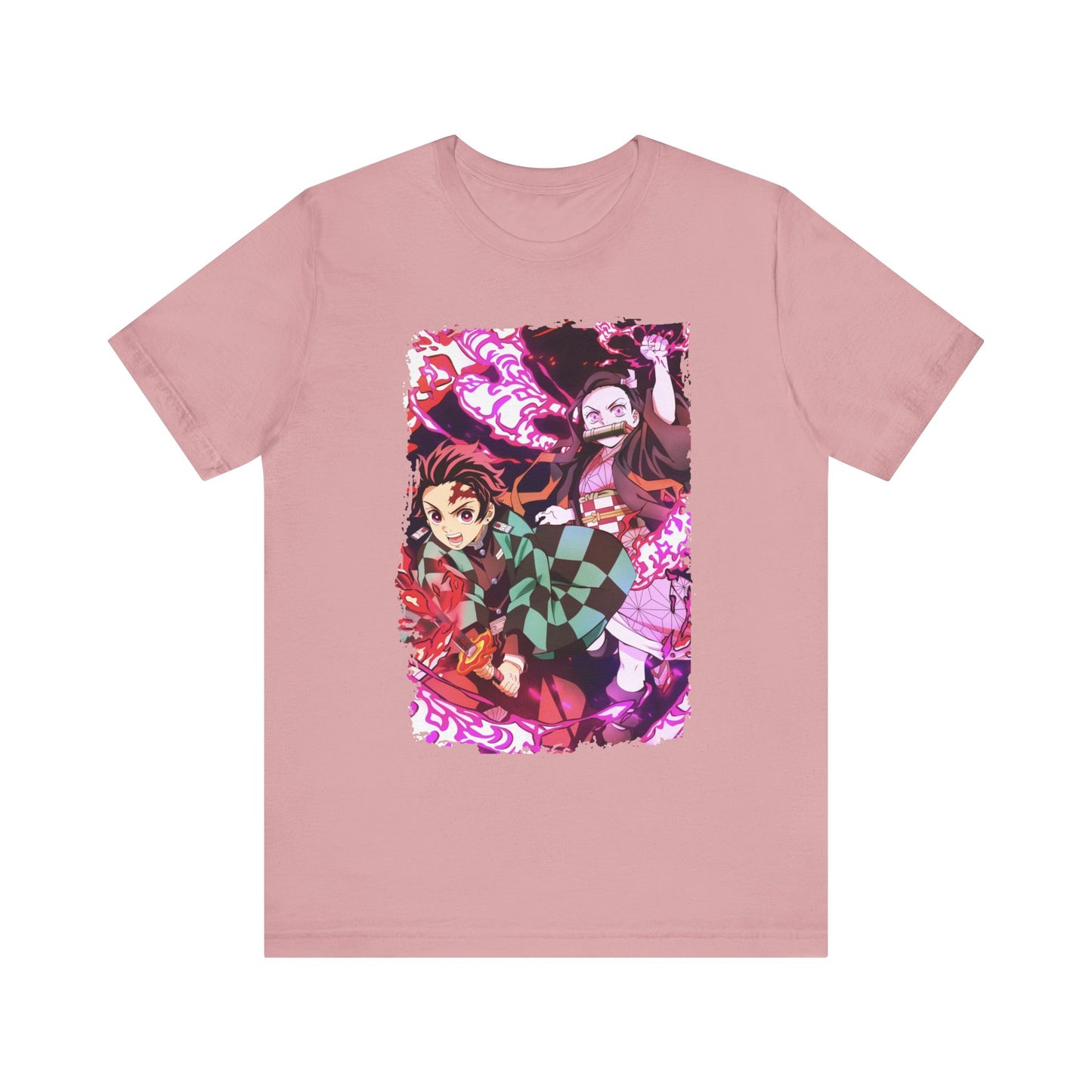 Nezuko and Tanjiro - Demon Slayer - Short Sleeve Tee