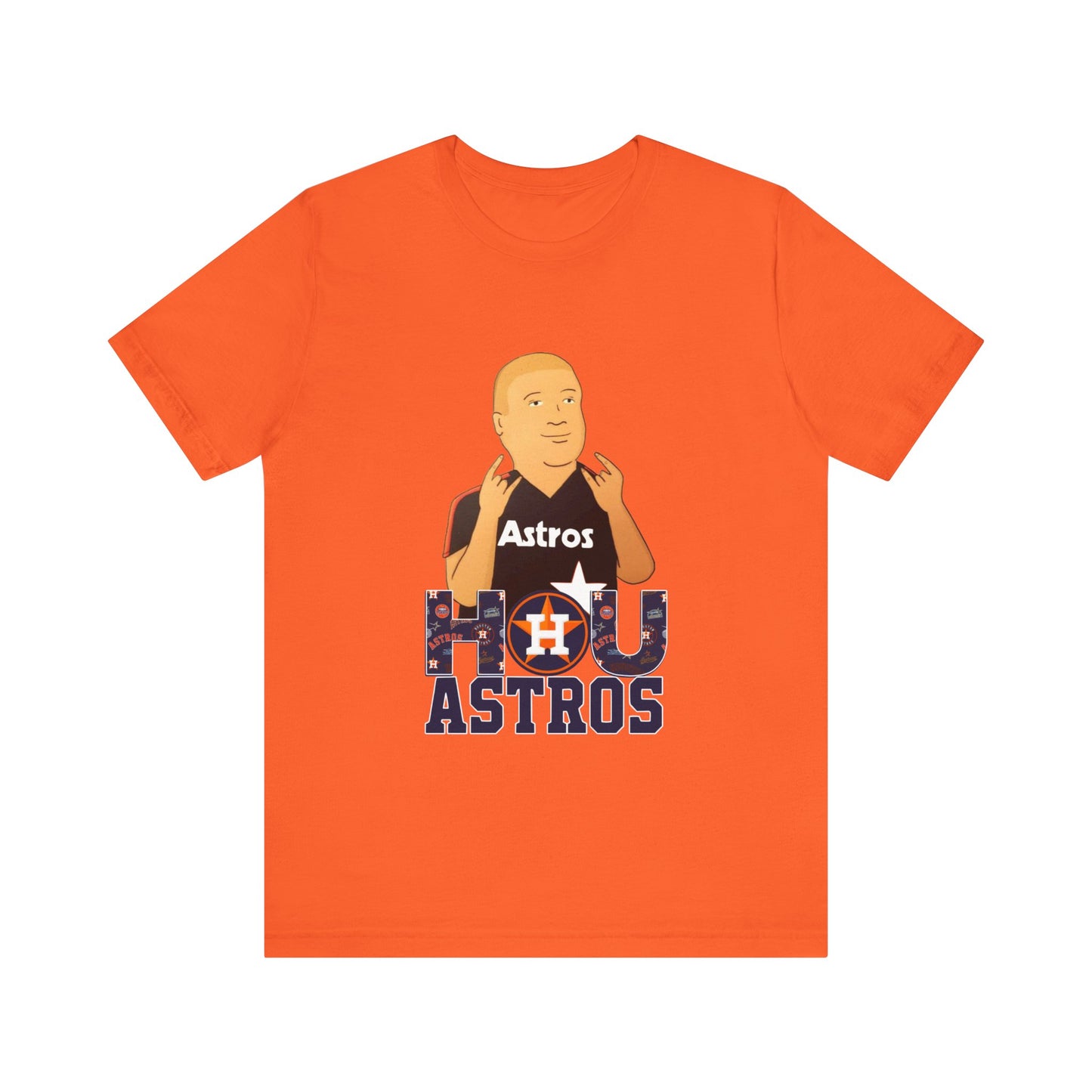 Astros Bobby Hill Houston Unisex Jersey Short Sleeve Tee