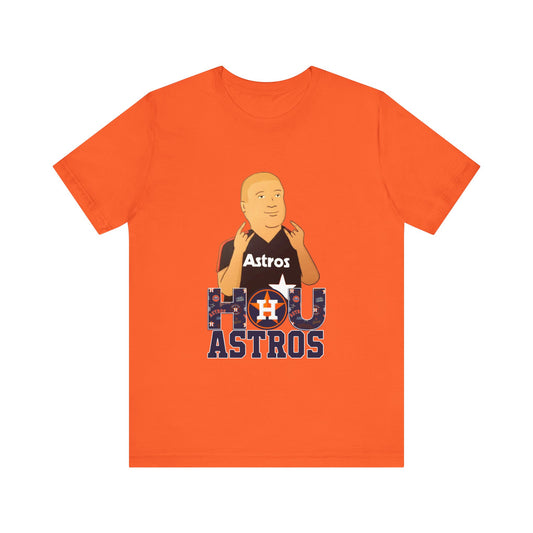 Astros Bobby Hill Houston Unisex Jersey Short Sleeve Tee