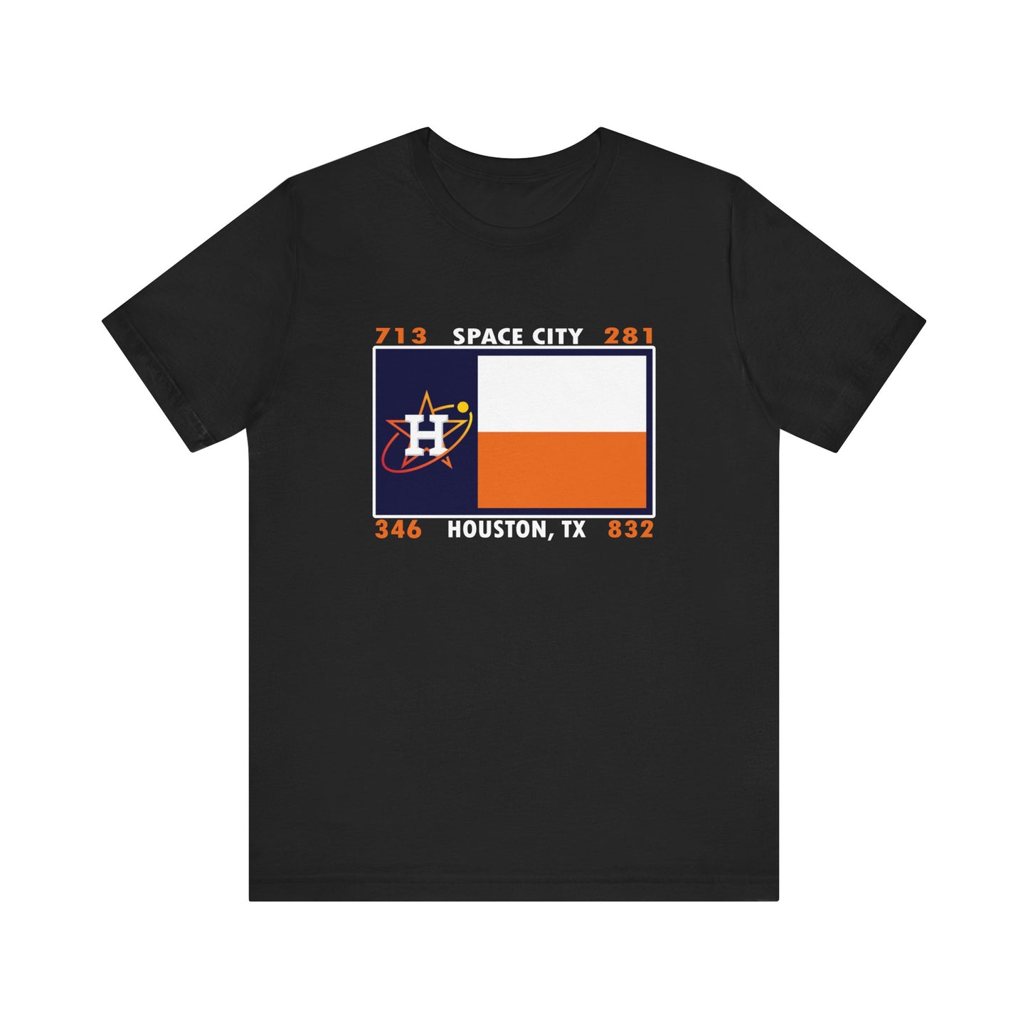 Astros Houston Space City Flag 2 Unisex Short Sleeve Tee