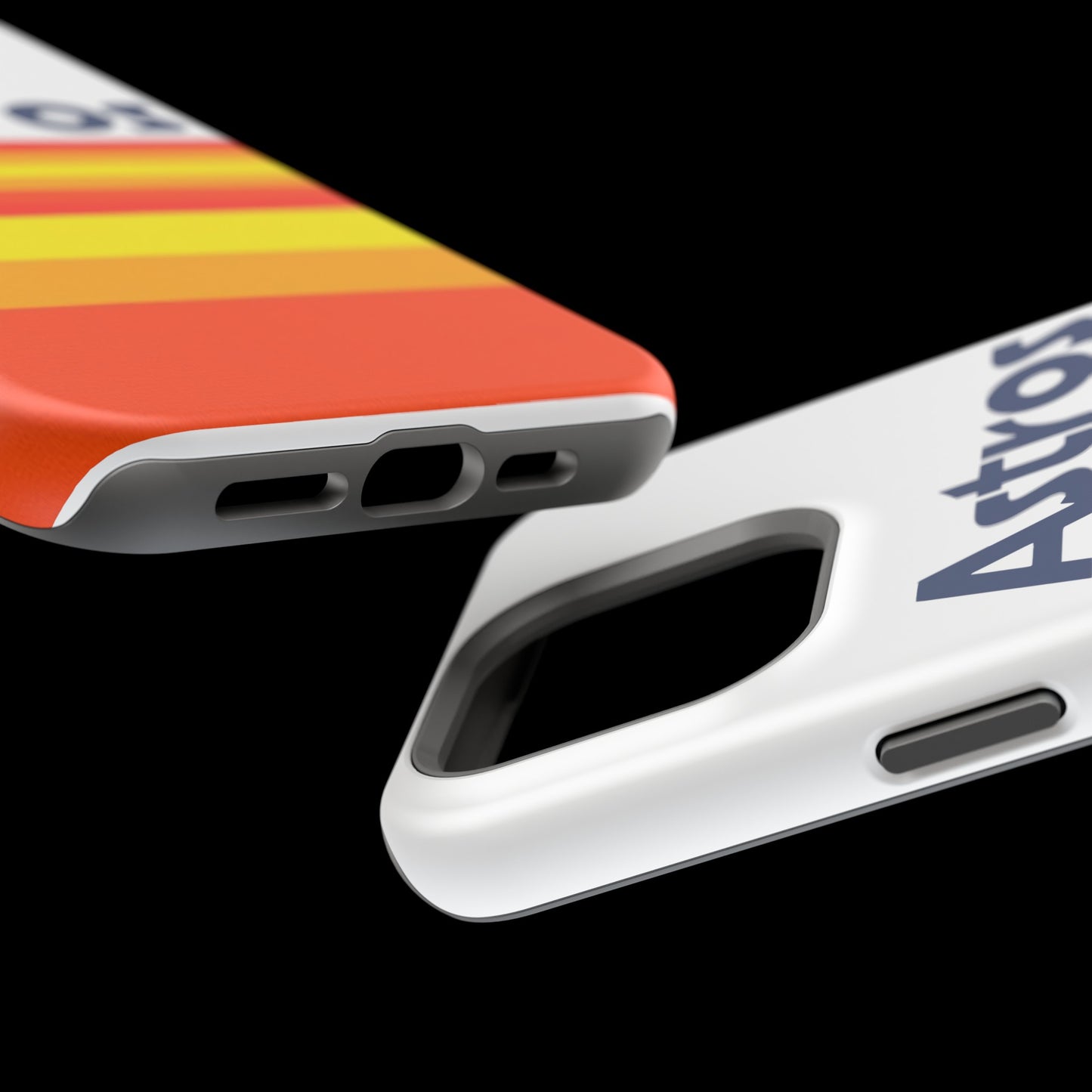 Astros - RETRO - STRIPES - MagSafe Tough Cases