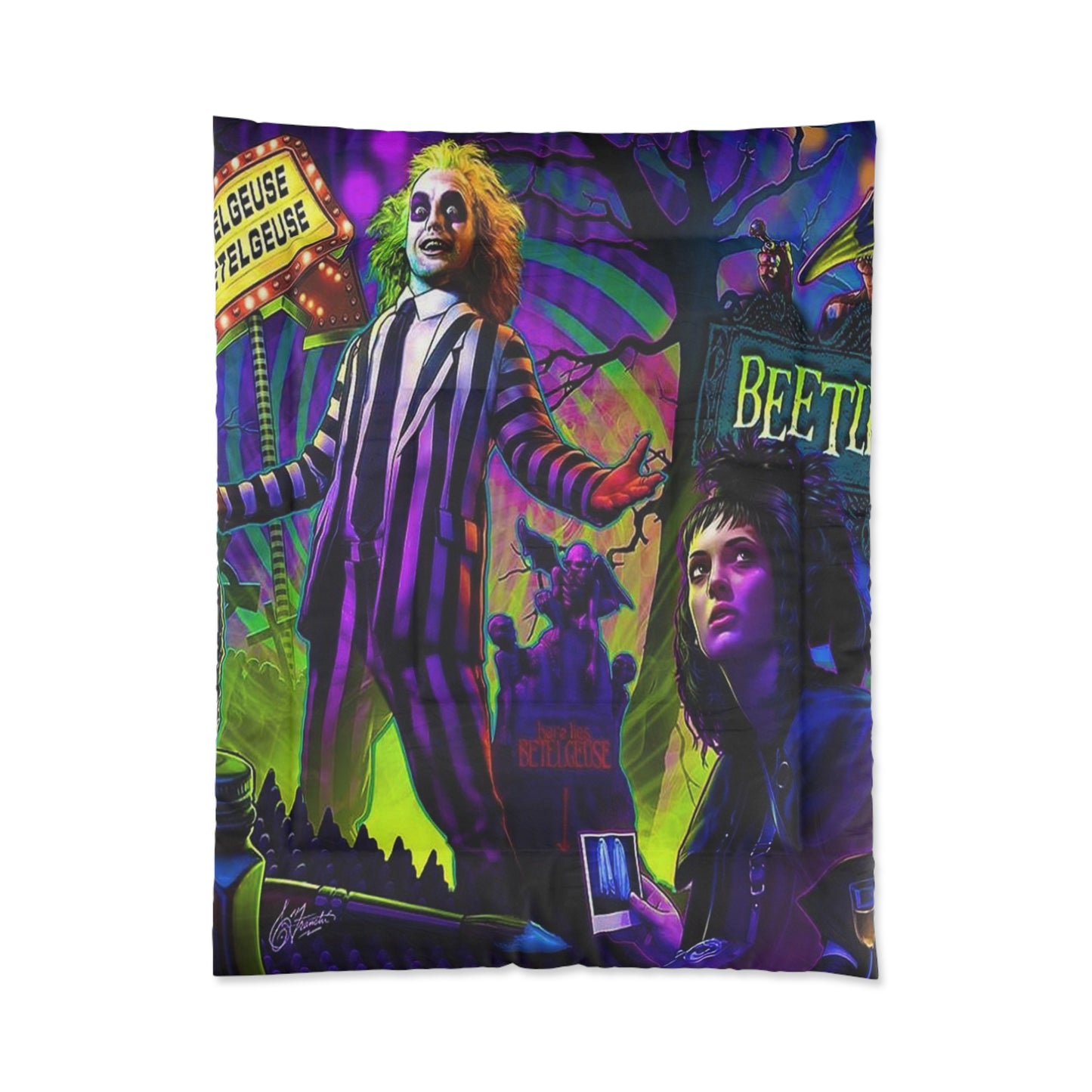 Beetlejuice Comforter