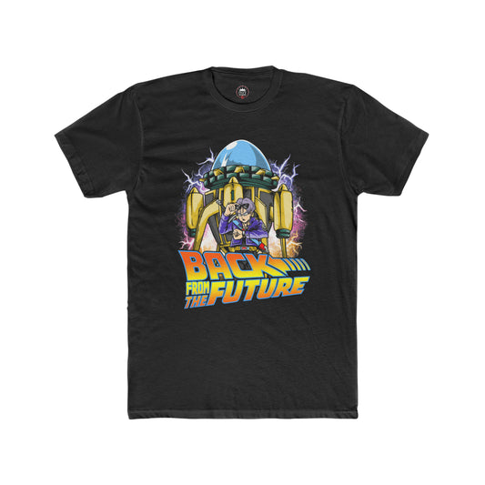 Back to the Future Men's Cotton Crew Tee