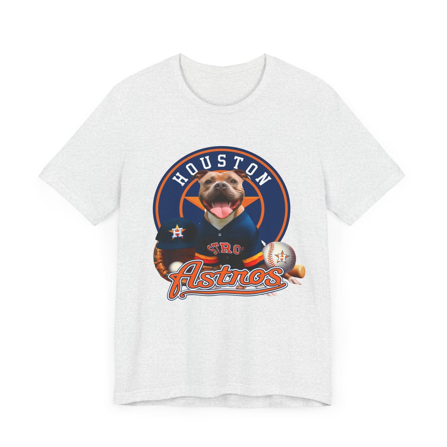 Astros - Pitbull - Houston - Unisex Short Sleeve Tee