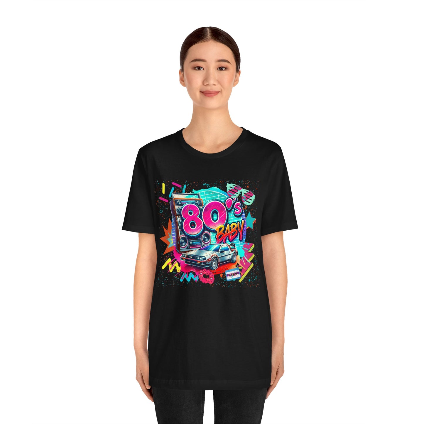 80s baby Unisex Jersey Short Sleeve Tee