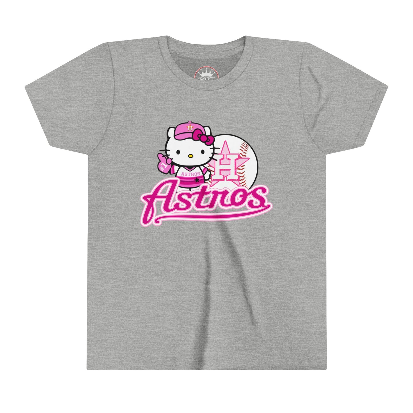 Astros Houston - Kitty Youth Short Sleeve Tee