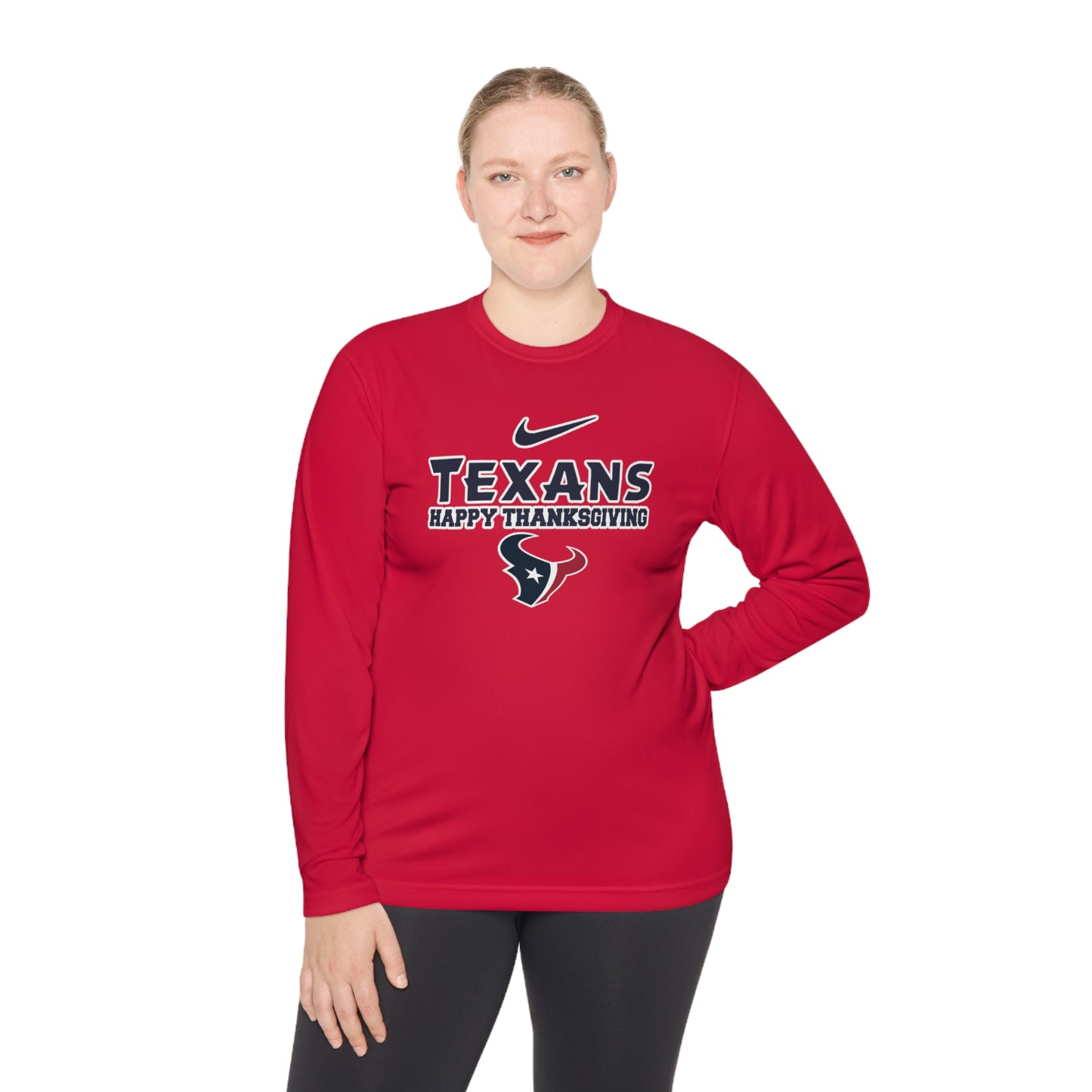 Turkey and Touchdowns Unisex Lightweight Long Sleeve Tee