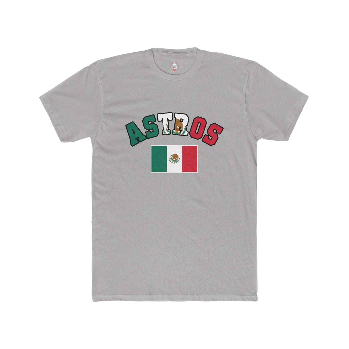 Copy of Astros Mexican Flag Men's Cotton Crew Tee