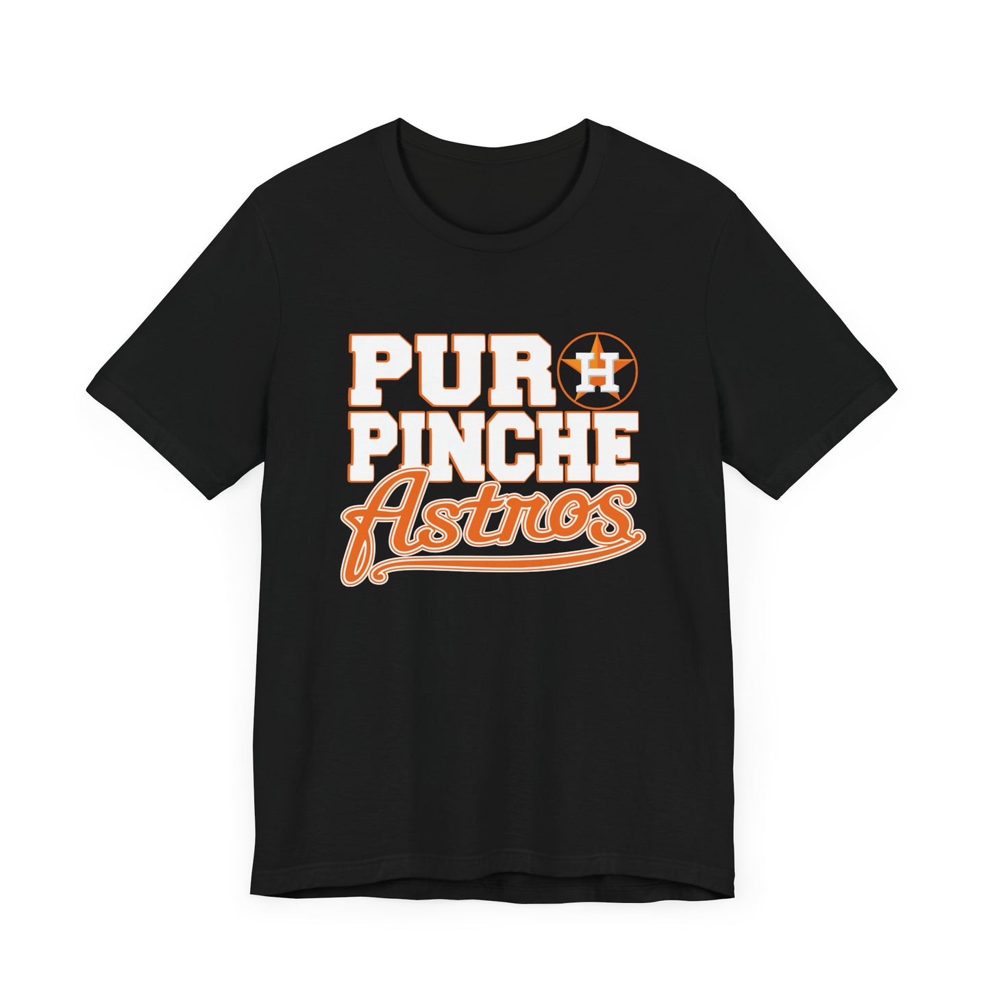 Puro Pinche Astros - No Glitter - Unisex Jersey Short Sleeve Tee