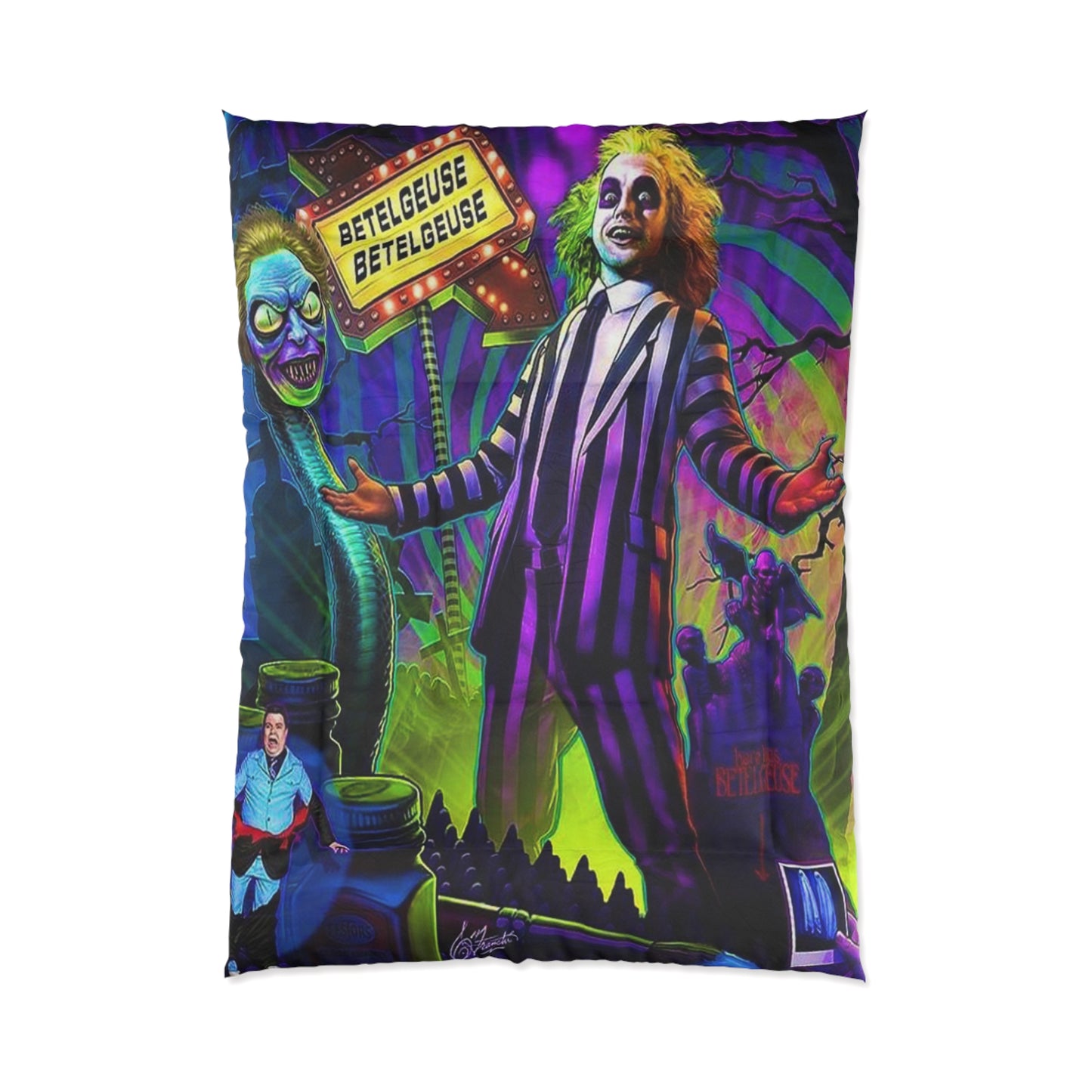 Beetlejuice Comforter