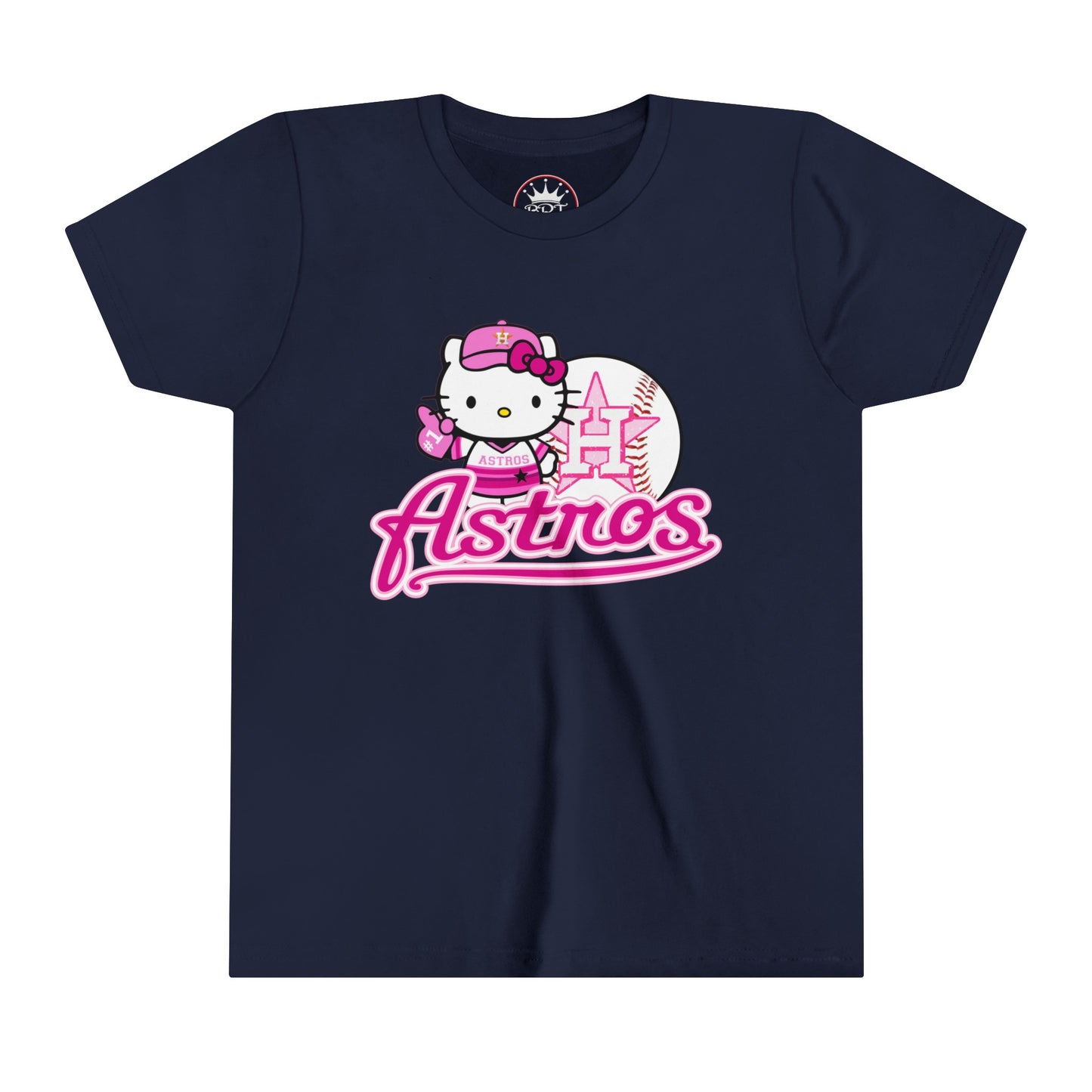 Astros Houston - Kitty Youth Short Sleeve Tee