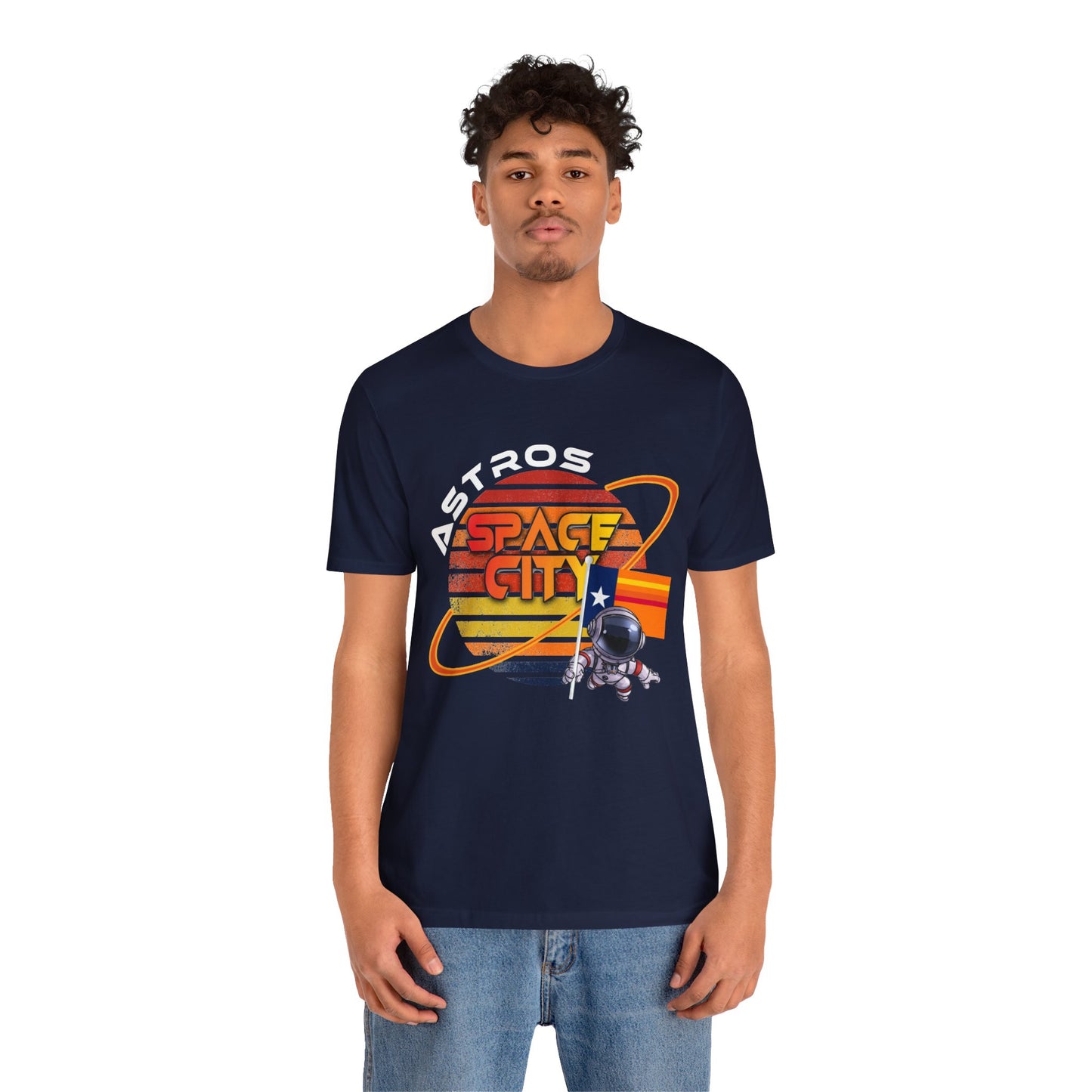 Astros Space City Unisex Jersey Short Sleeve Tee