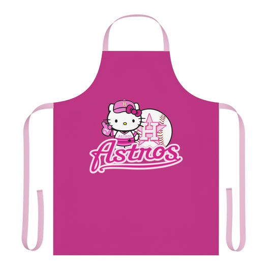 Astros Kitty Apron, 5-Color Straps (AOP)