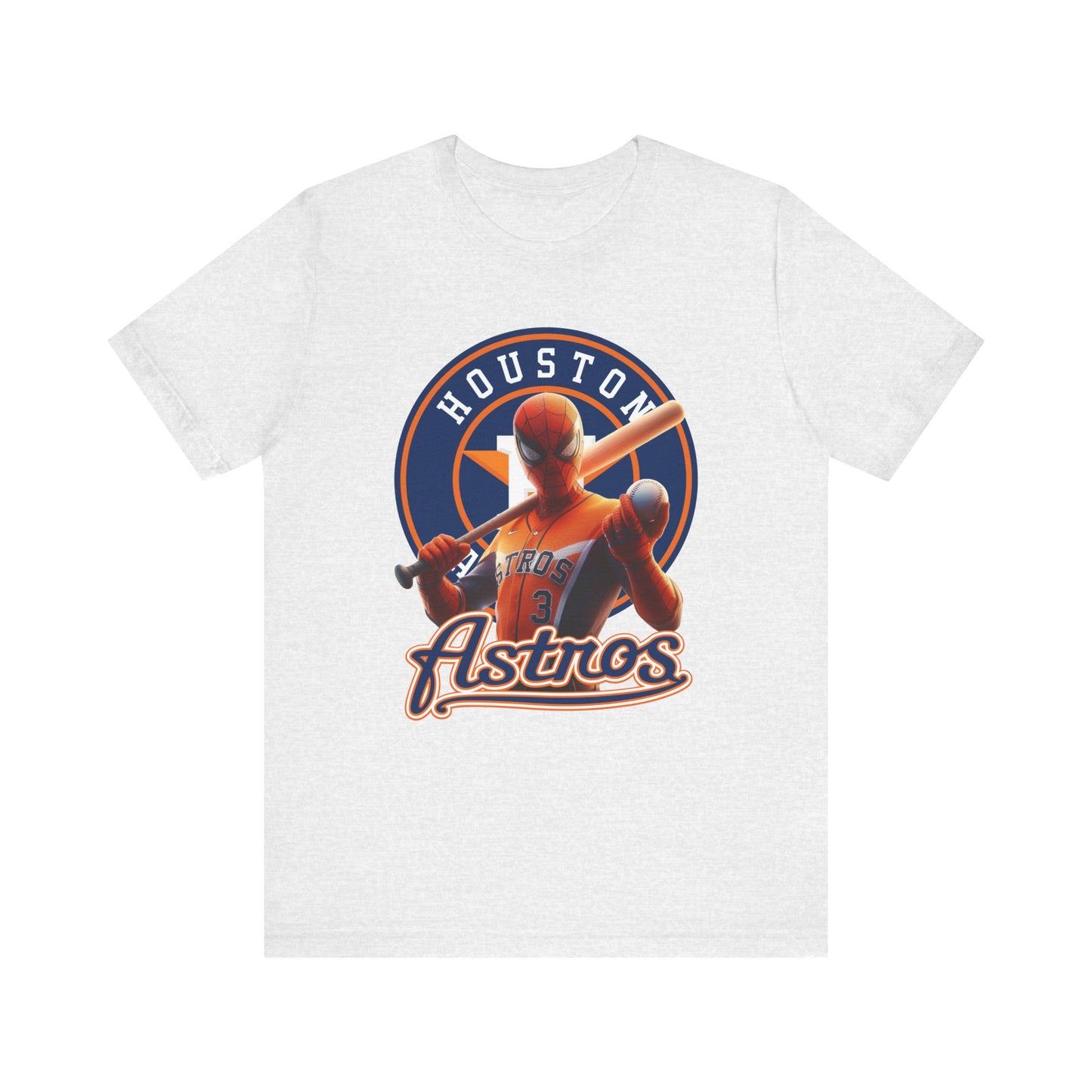 Astros - Spider - Orange and Navy - Unisex Short Sleeve Tee