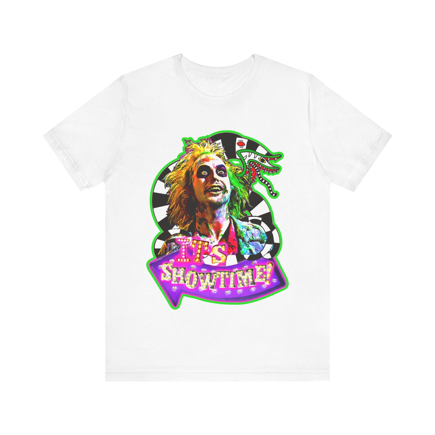 Beetlejuice themed Unisex Jersey Short Sleeve Tee