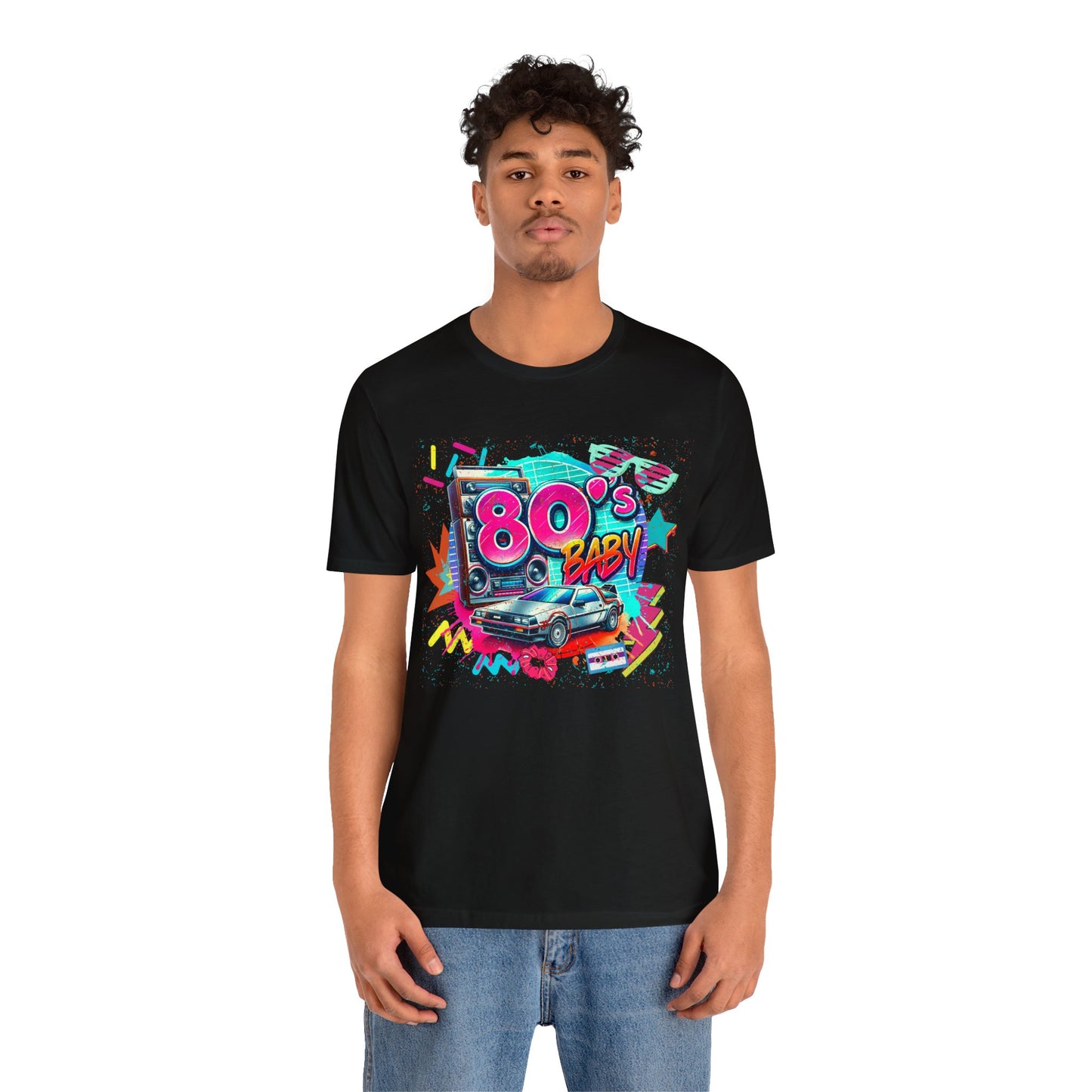 80s baby Unisex Jersey Short Sleeve Tee