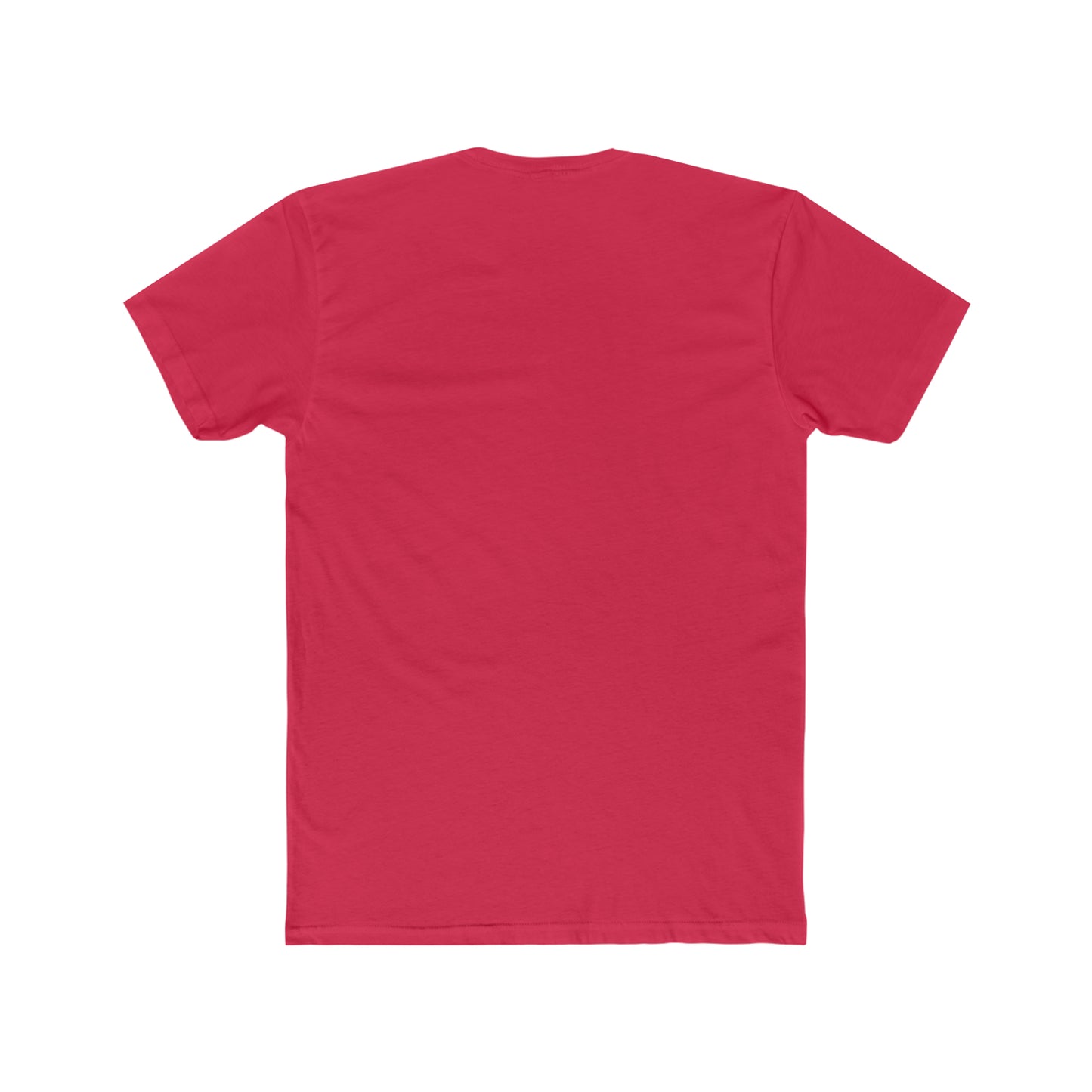 Jordan drip shoes (red and black) Men's Cotton Crew Tee