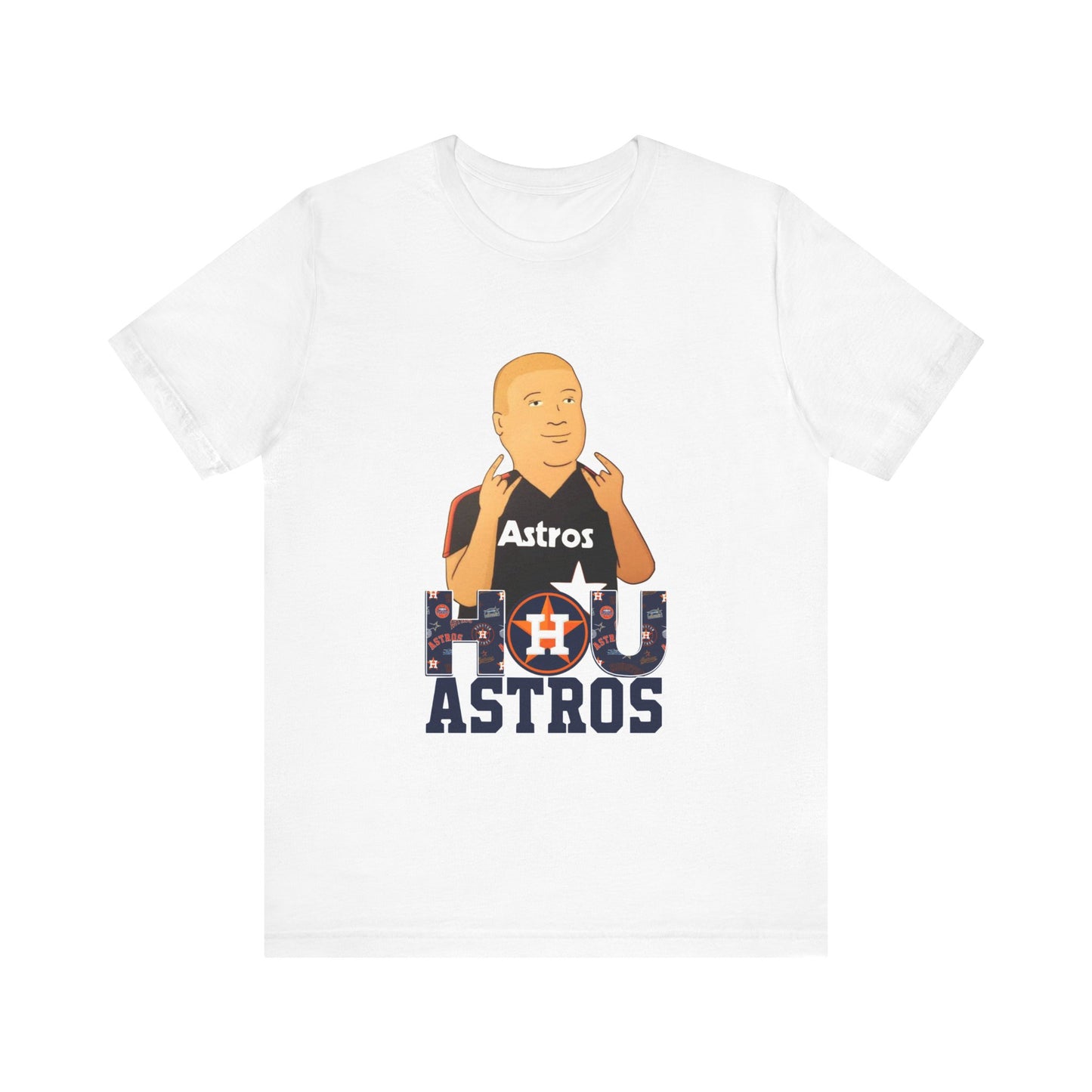 Astros Bobby Hill Houston Unisex Jersey Short Sleeve Tee