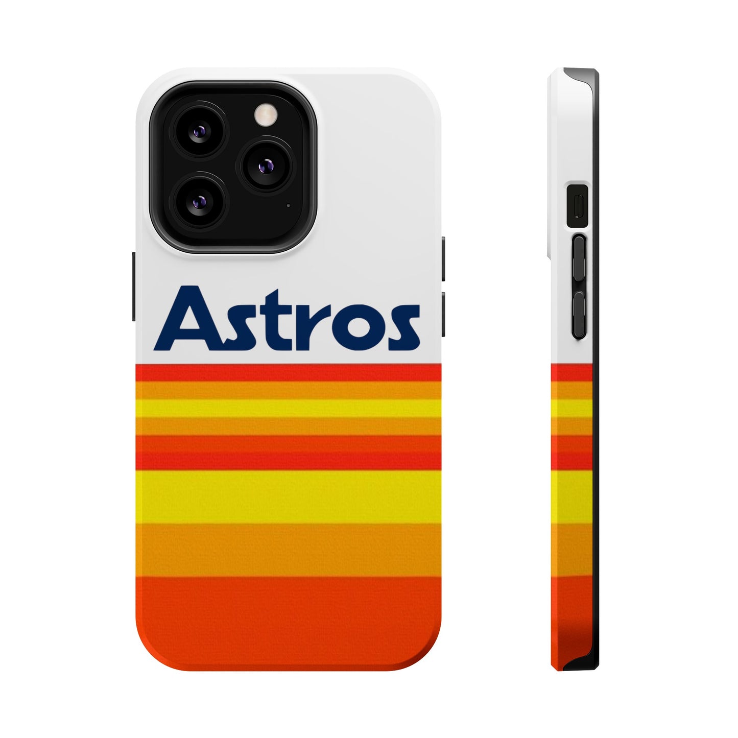 Astros - RETRO - STRIPES - MagSafe Tough Cases