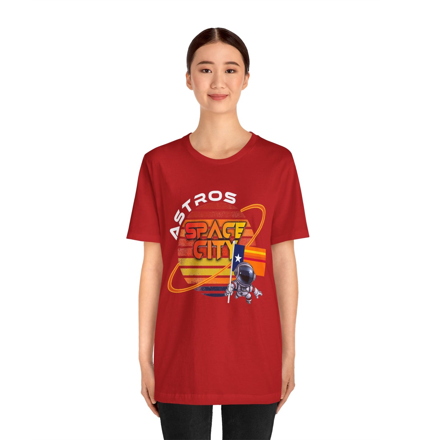 Astros Space City Unisex Jersey Short Sleeve Tee