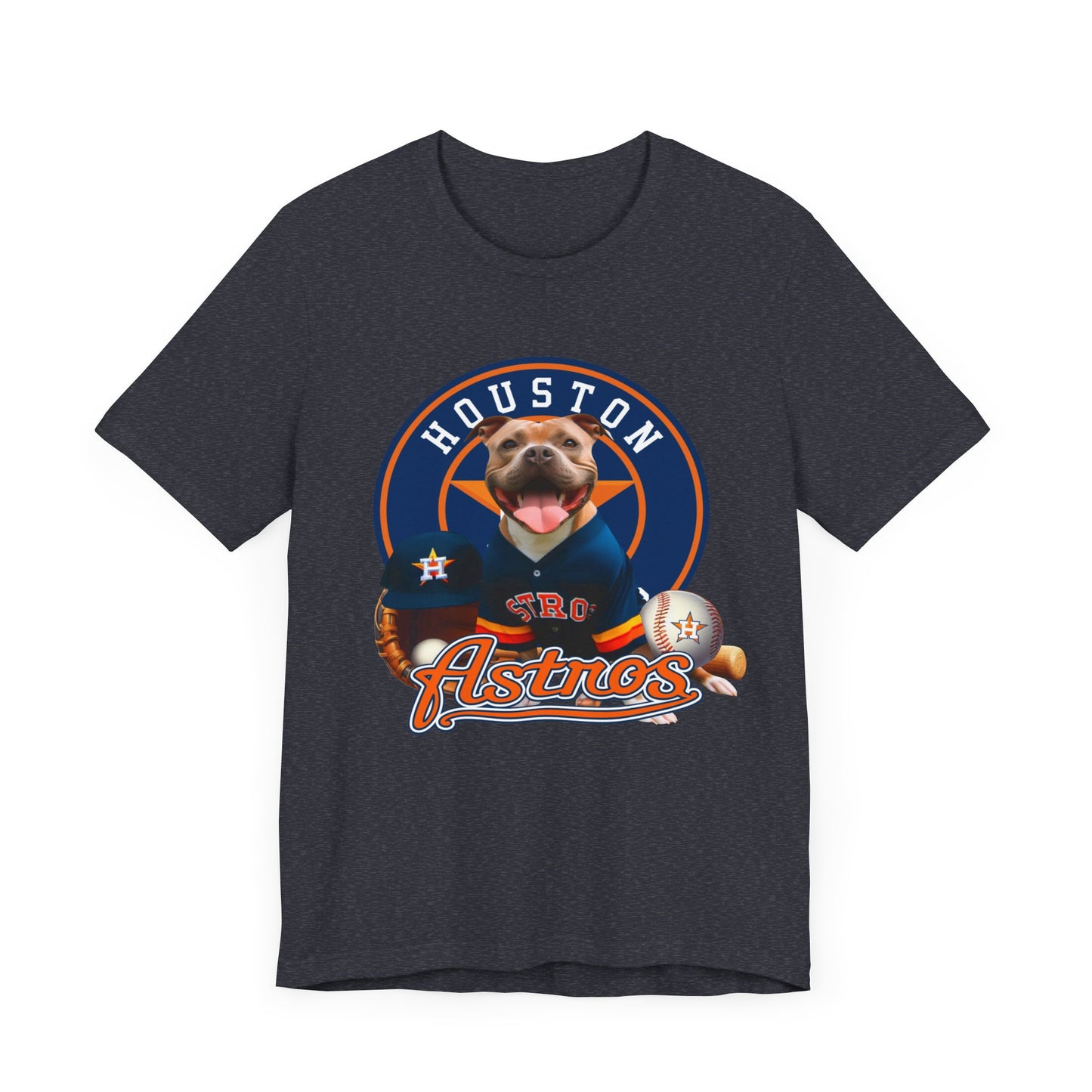 Astros - Pitbull - Houston - Unisex Short Sleeve Tee