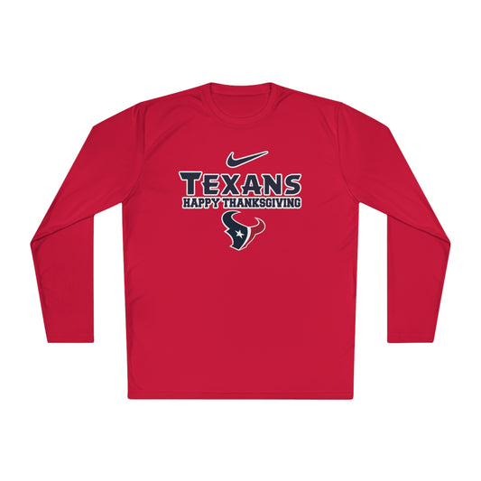 Turkey and Touchdowns Unisex Lightweight Long Sleeve Tee