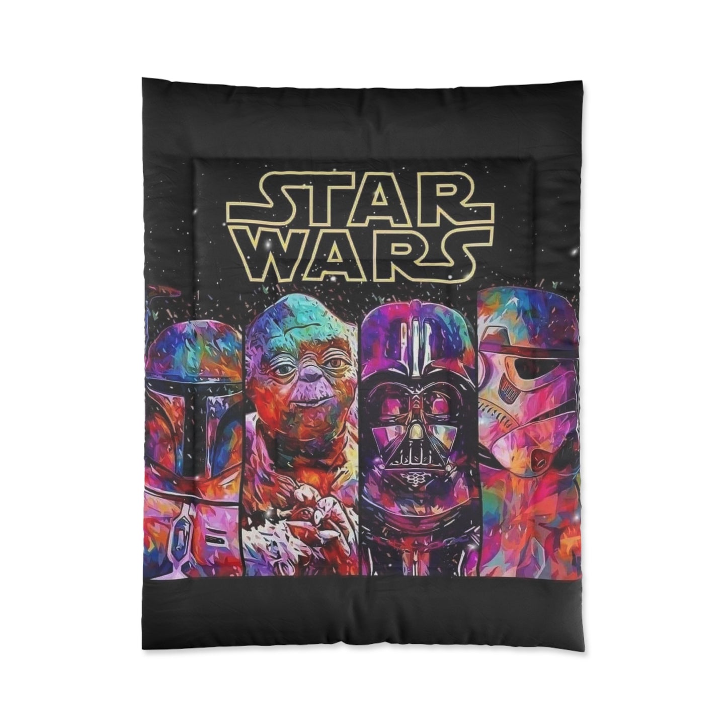 Star W, Yoda, Darth V Comforter